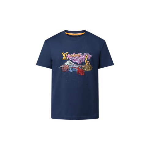 T-shirt con ricami Uomo Abbigliamento T-Shirt e Polo | LOUIS VUITTON (Zoom prodotto)