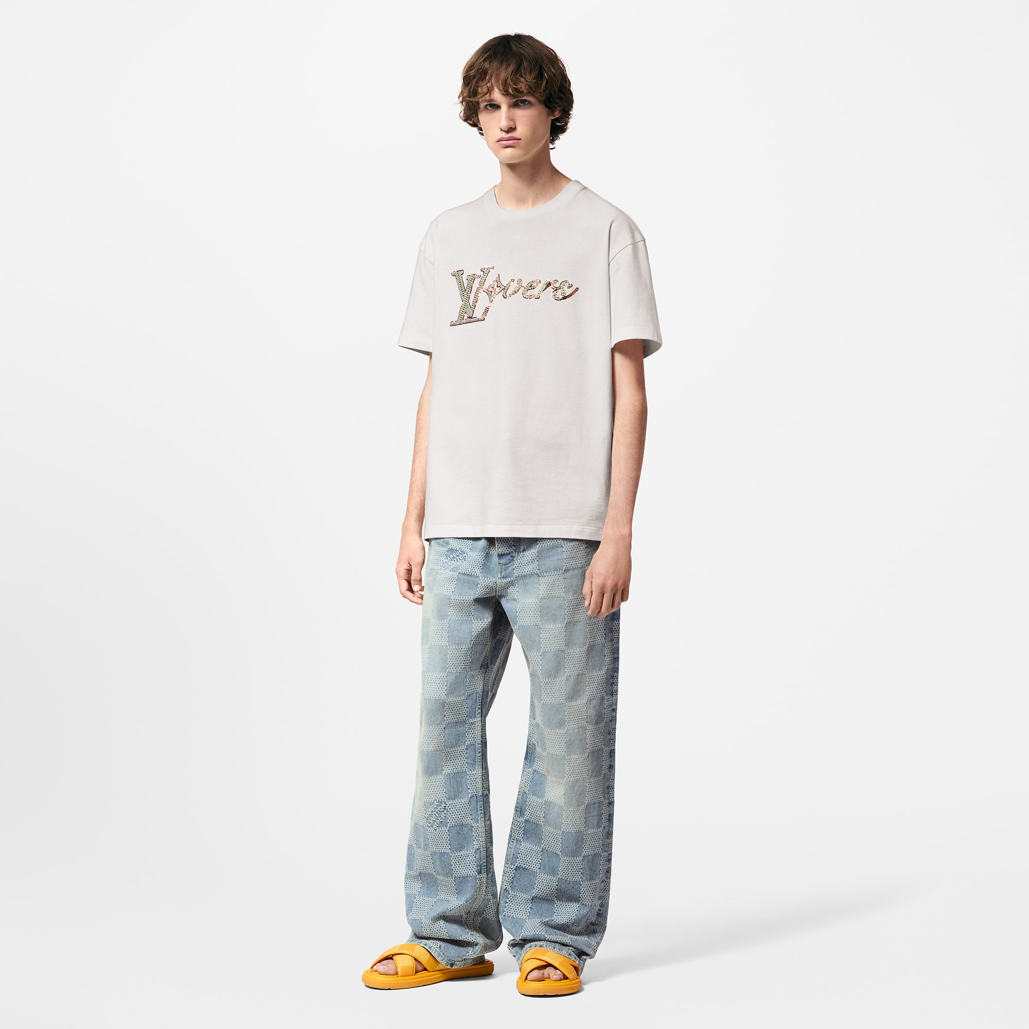 T-shirt con ricamo  Uomo Abbigliamento T-Shirt e Polo | LOUIS VUITTON (Zoom prodotto)