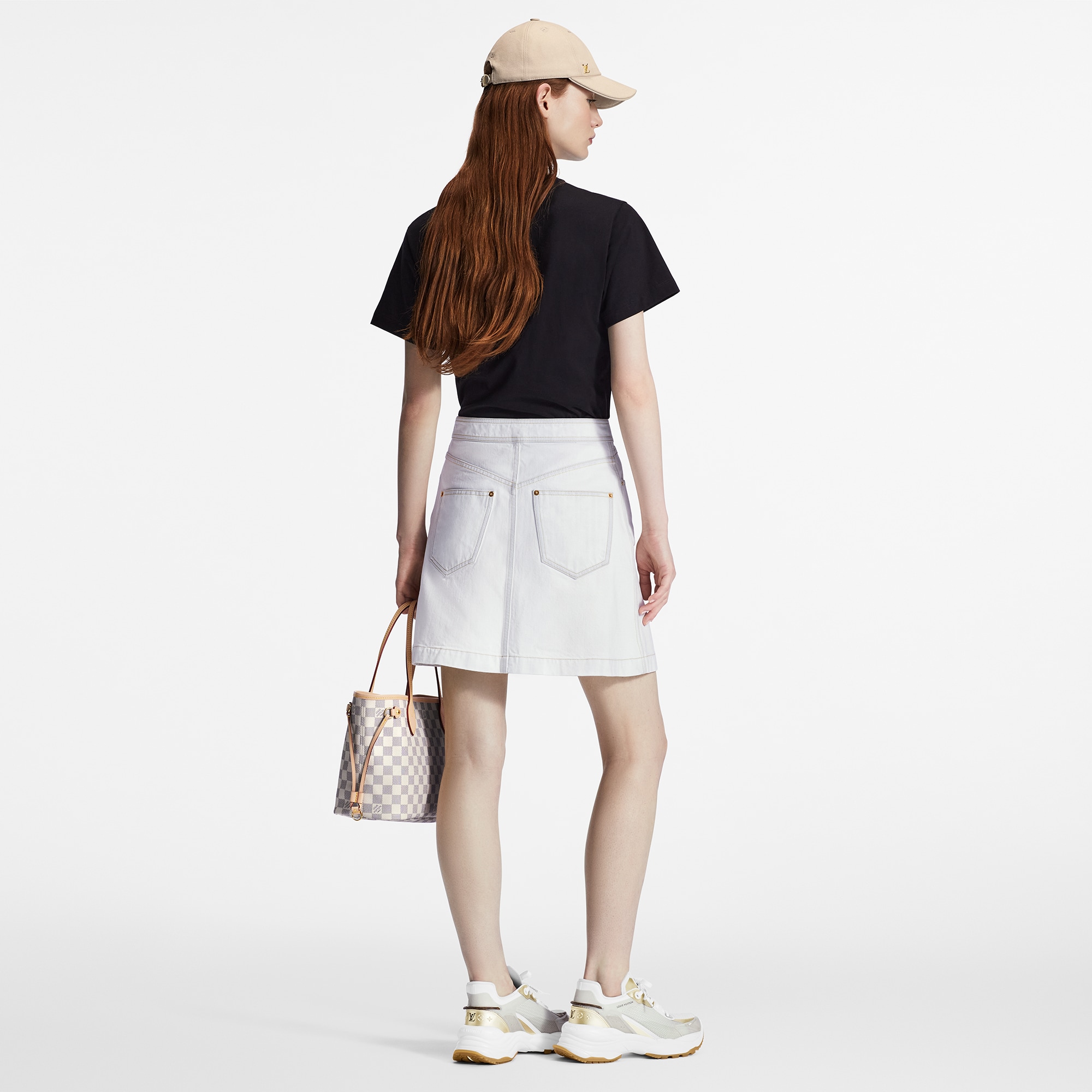 T-shirt con stampa Louis Vuitton  Donna Abbigliamento Camicie e T-Shirt | LOUIS VUITTON (Zoom prodotto)
