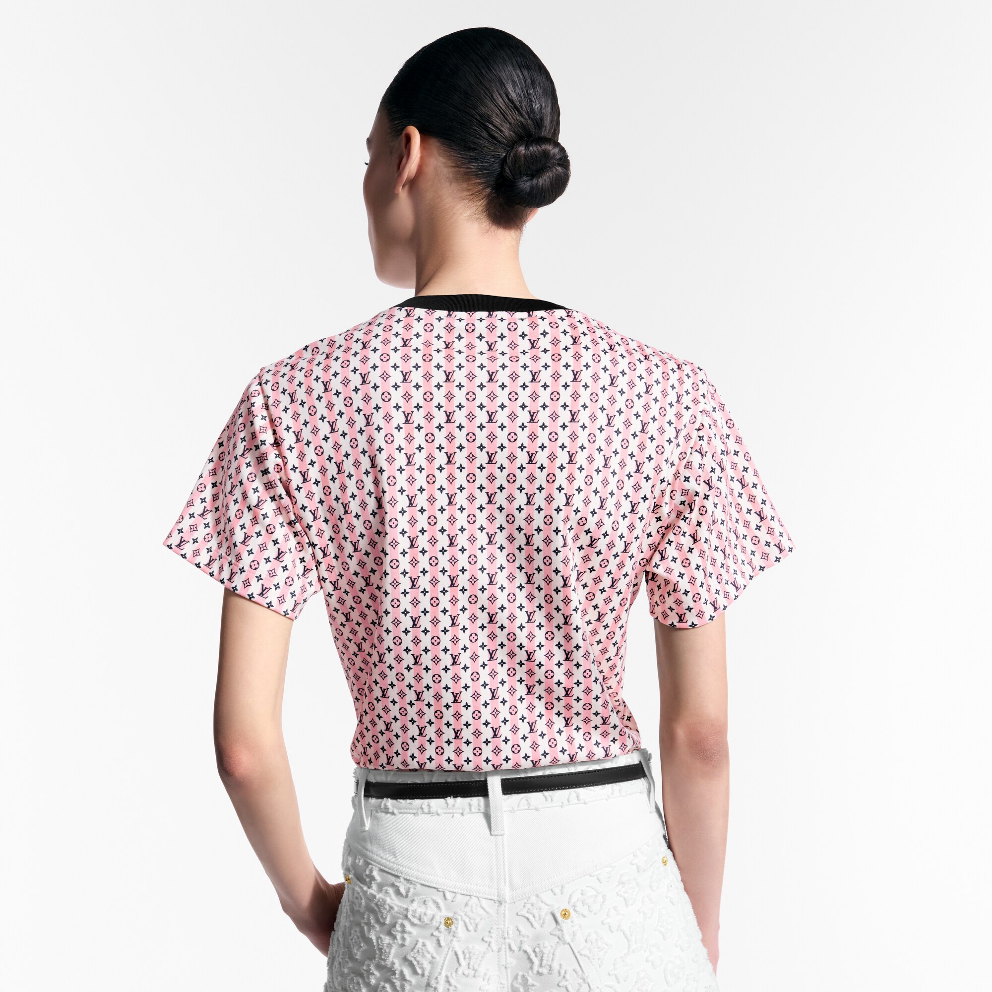 T-shirt con stampa Scarf  Donna Abbigliamento Camicie e T-Shirt | LOUIS VUITTON (Zoom prodotto)