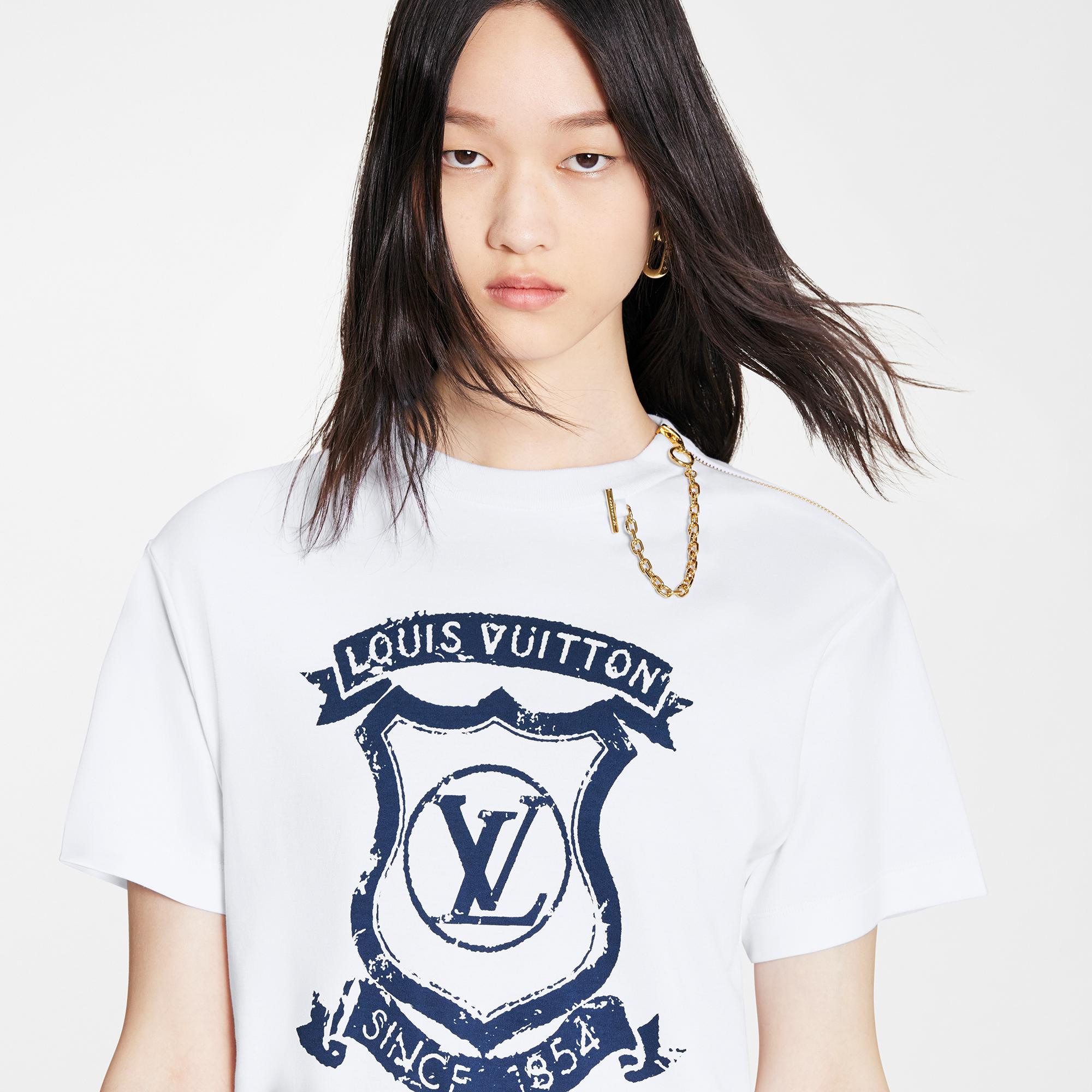 T-shirt con stemma Louis Vuitton - Abbigliamento | LOUIS VUITTON