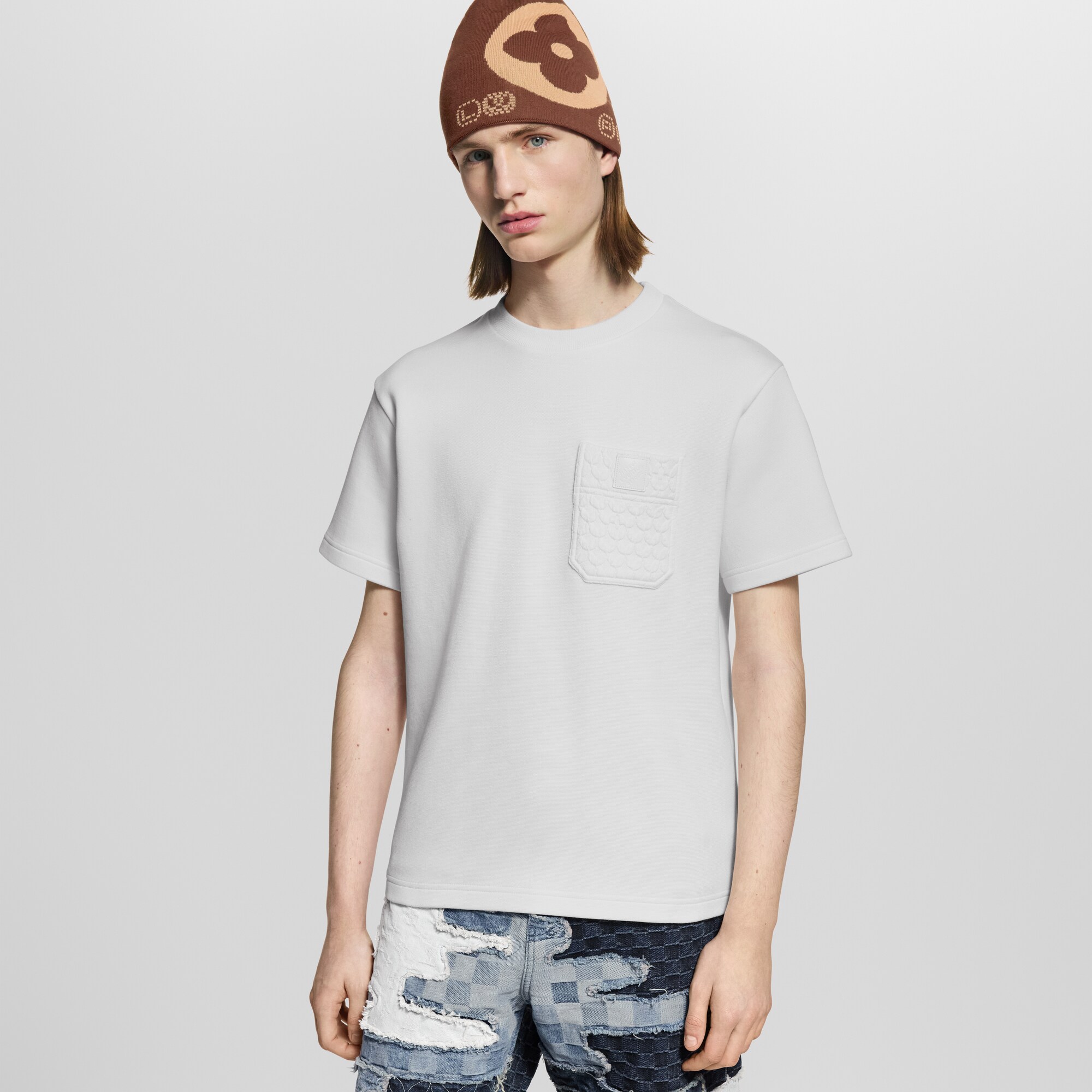 T-shirt con tasca iconica  Uomo Abbigliamento T-Shirt e Polo | LOUIS VUITTON (Zoom prodotto)