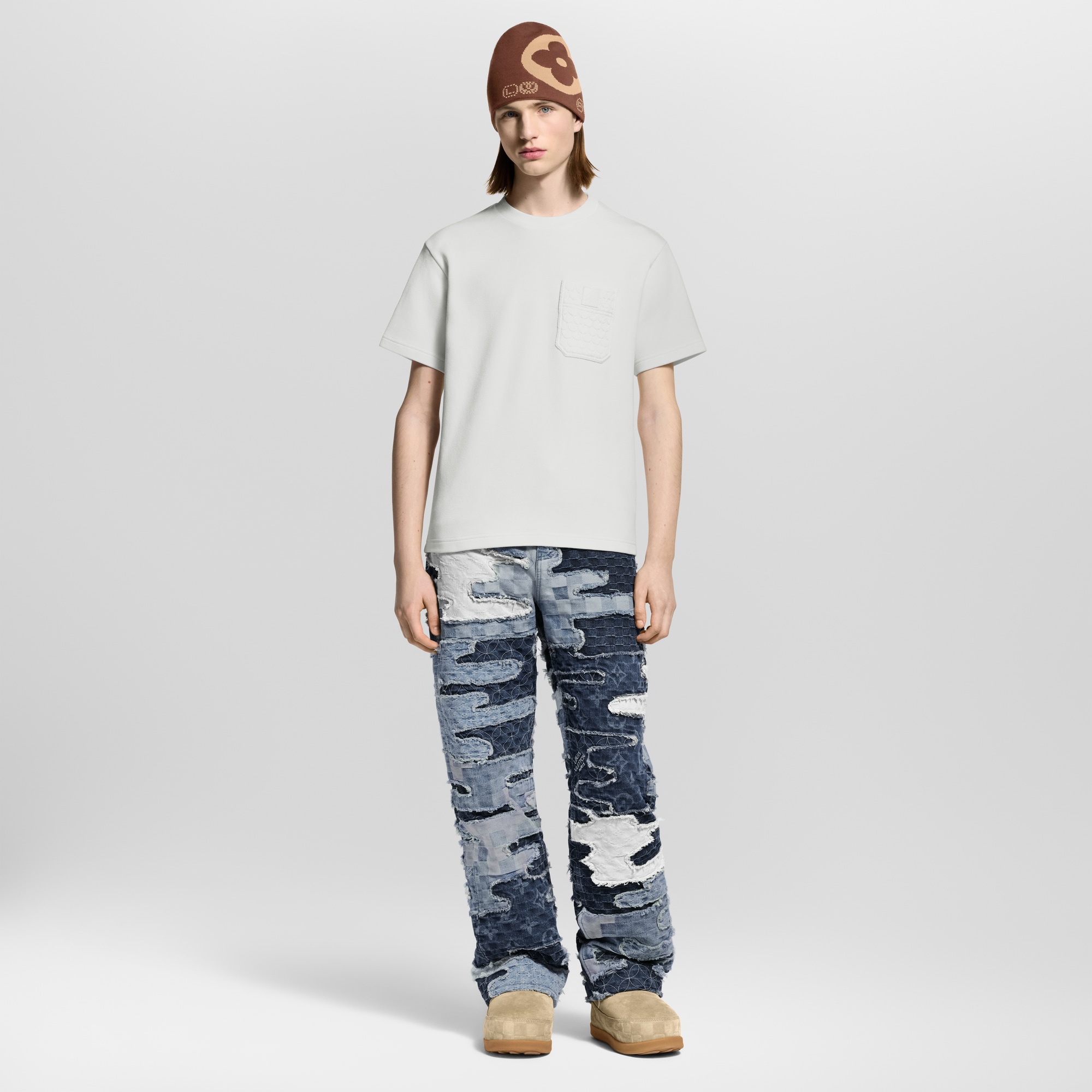 T-shirt con tasca iconica  Uomo Abbigliamento T-Shirt e Polo | LOUIS VUITTON (Zoom prodotto)