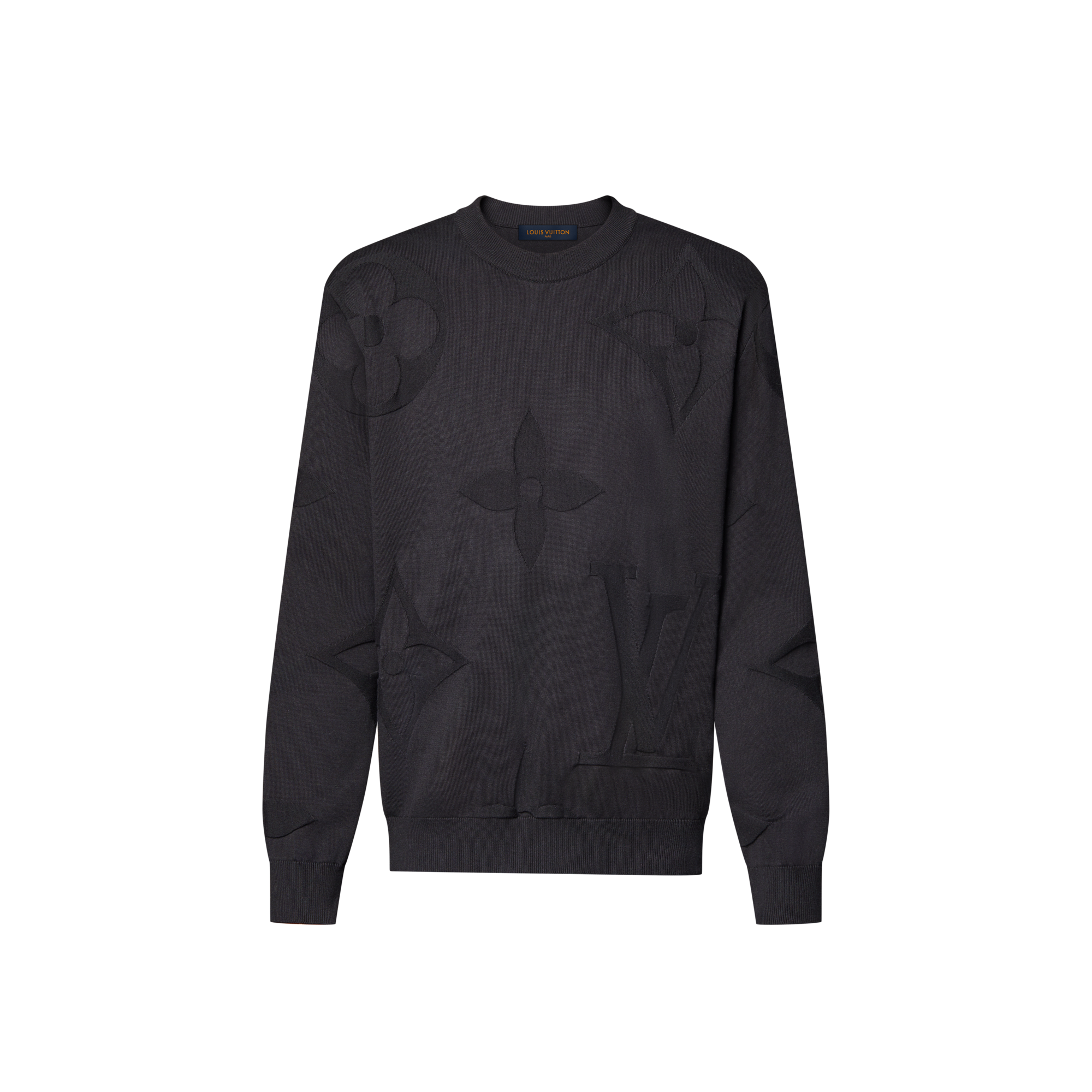T-shirt in cotone a maniche lunghe con motivo Monogram  Uomo Abbigliamento Tutti i Capi di Abbigliamento | LOUIS VUITTON (Zoom prodotto)