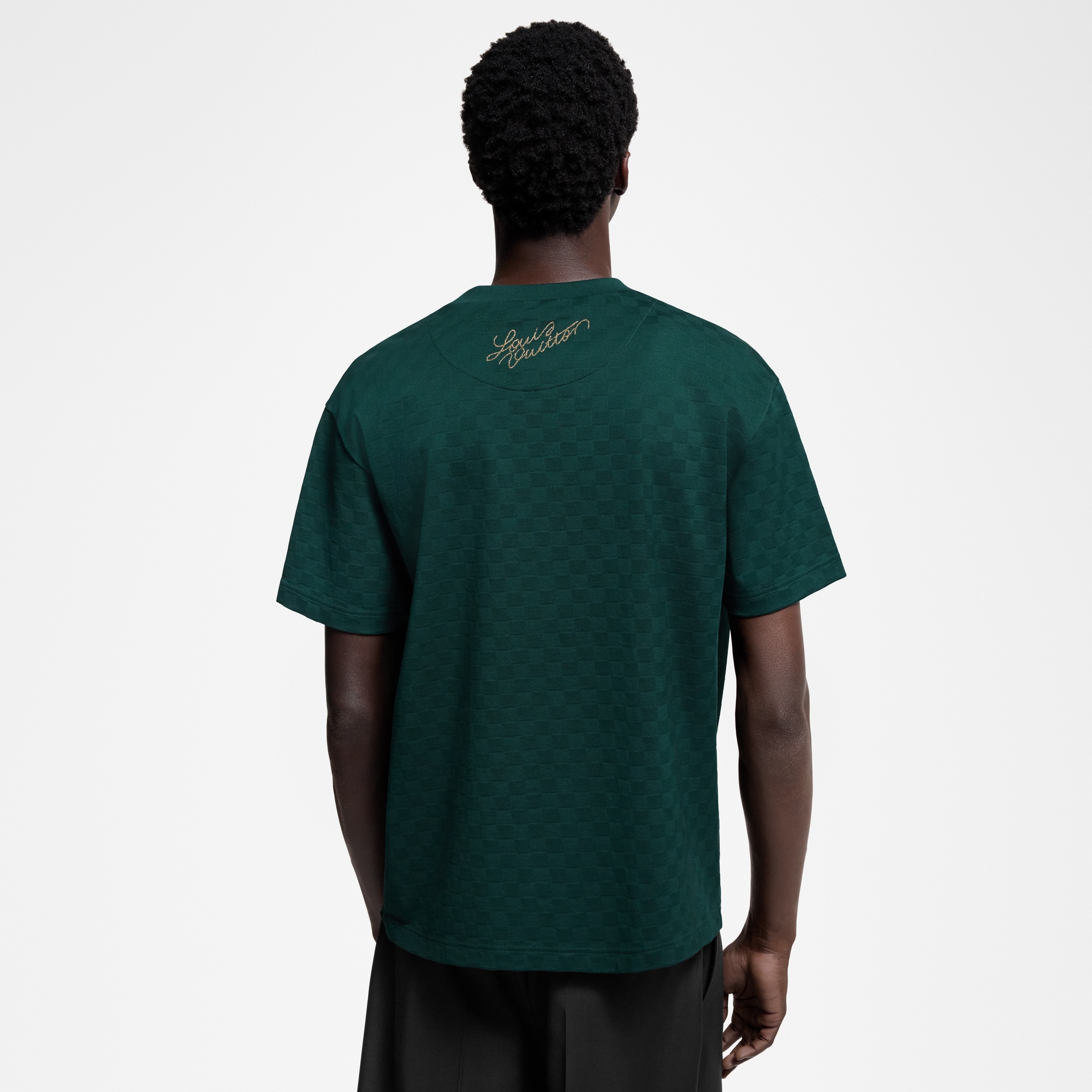 T-shirt in cotone con applicazione iconica  Uomo Abbigliamento T-Shirt e Polo | LOUIS VUITTON (Zoom prodotto)