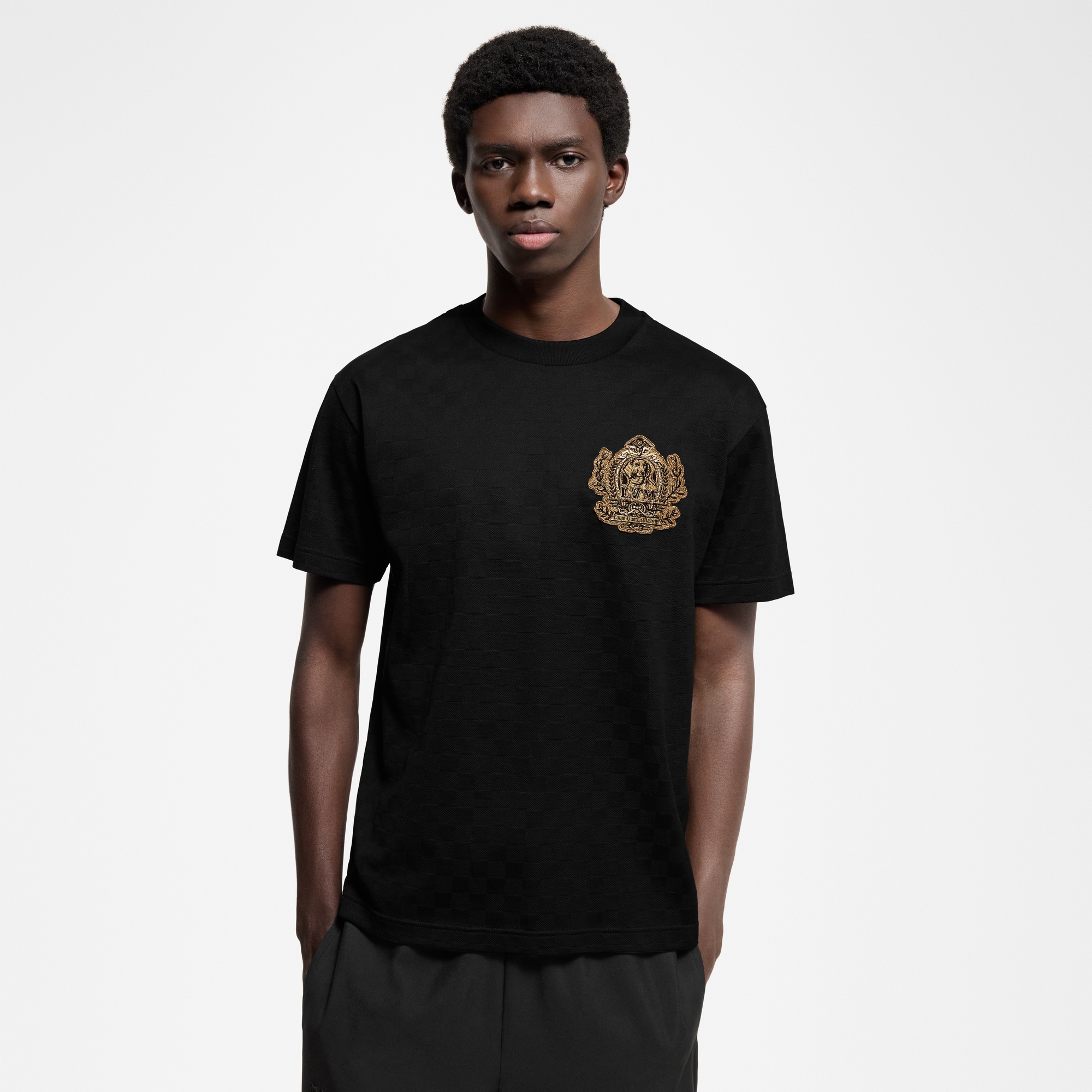 T-shirt in cotone con applicazione iconica  Uomo Abbigliamento T-Shirt e Polo | LOUIS VUITTON (Zoom prodotto)