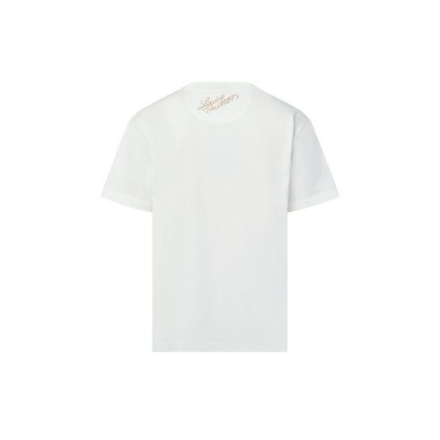 T-shirt in cotone con decori Uomo Abbigliamento T-Shirt e Polo | LOUIS VUITTON (Zoom prodotto)