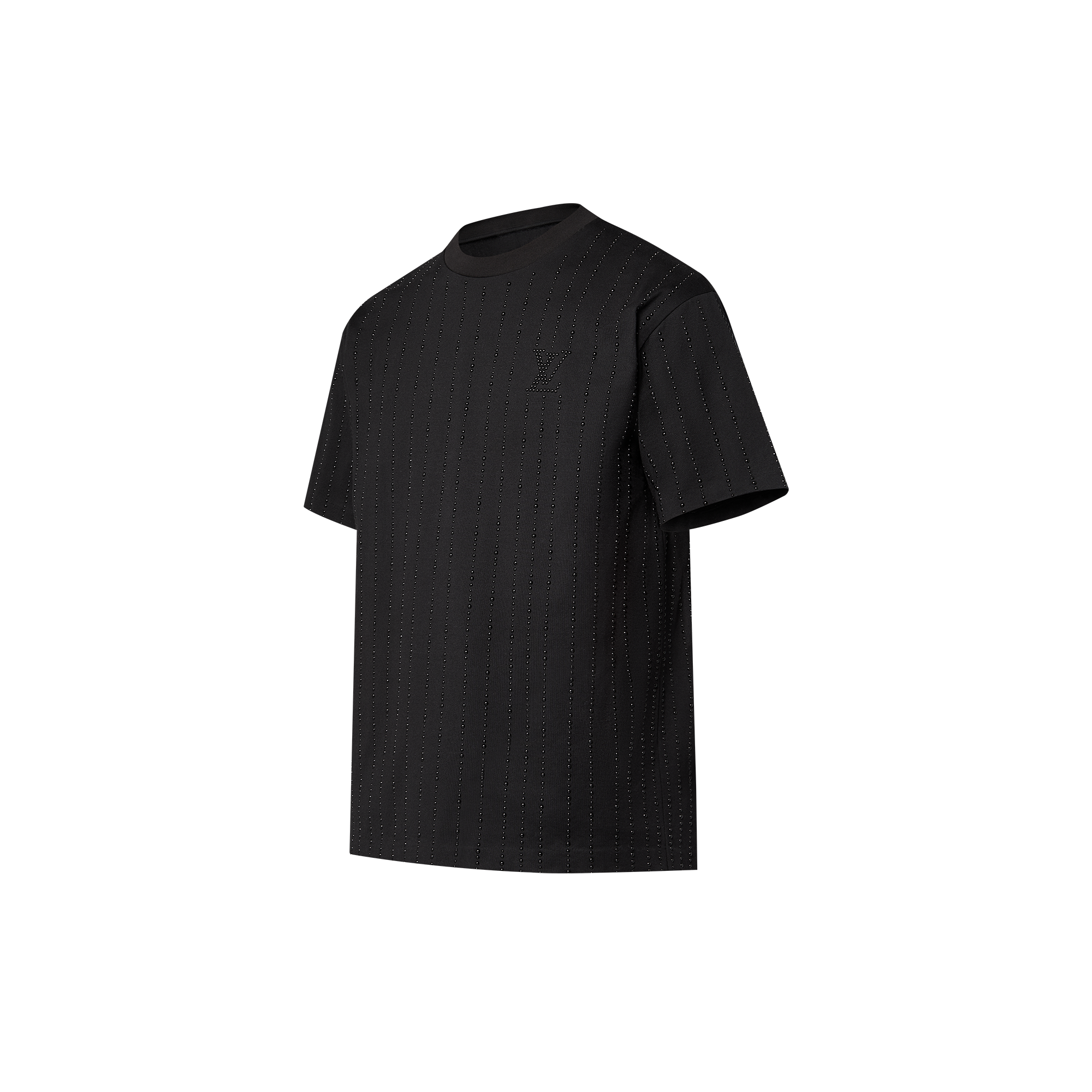 T-shirt in cotone con decori di cristalli  Uomo Abbigliamento T-Shirt e Polo | LOUIS VUITTON (Zoom prodotto)