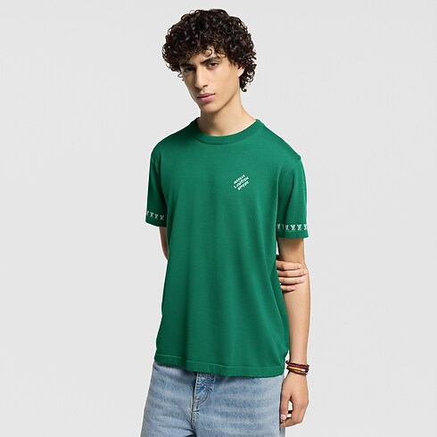 T-shirt in cotone con firma Uomo Abbigliamento Tutti i Capi di Abbigliamento | LOUIS VUITTON (Zoom prodotto)