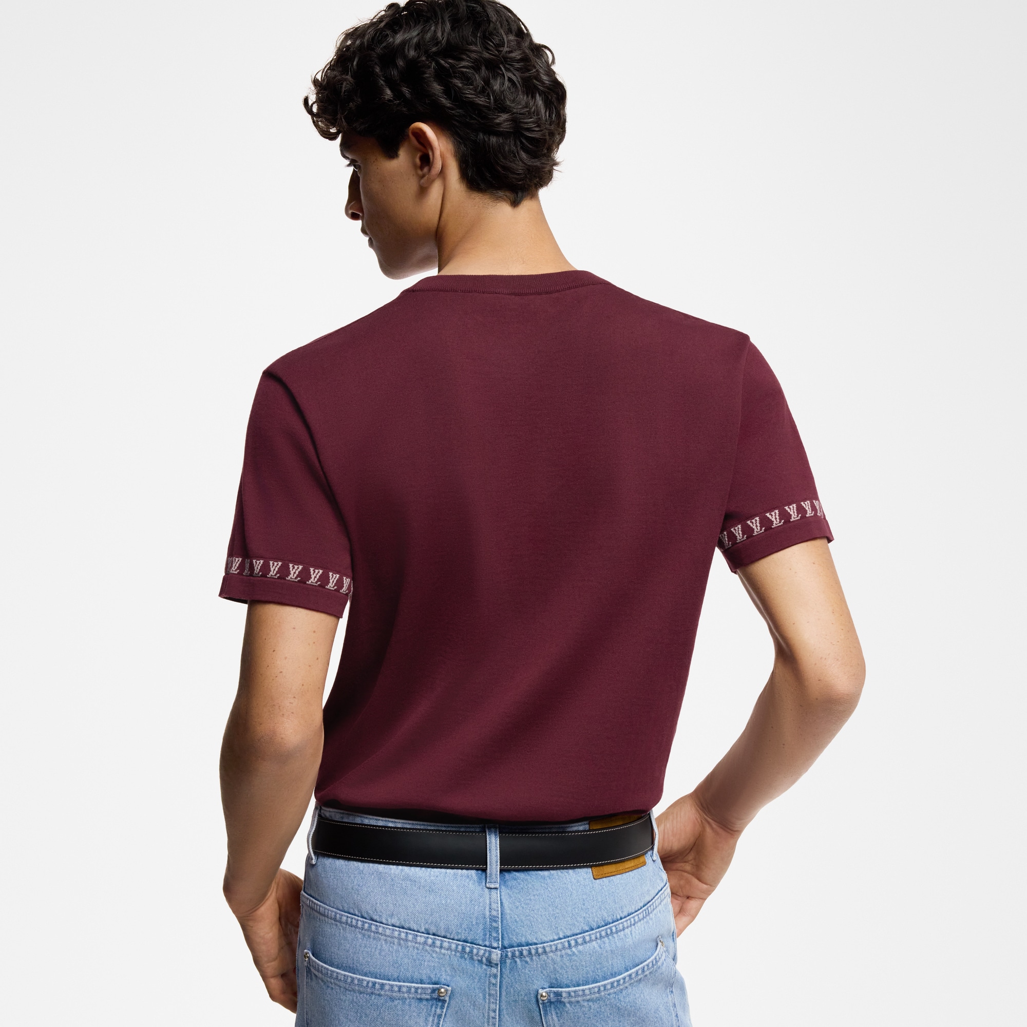 T-shirt in cotone con firma  Uomo Abbigliamento Tutti i Capi di Abbigliamento | LOUIS VUITTON (Zoom prodotto)