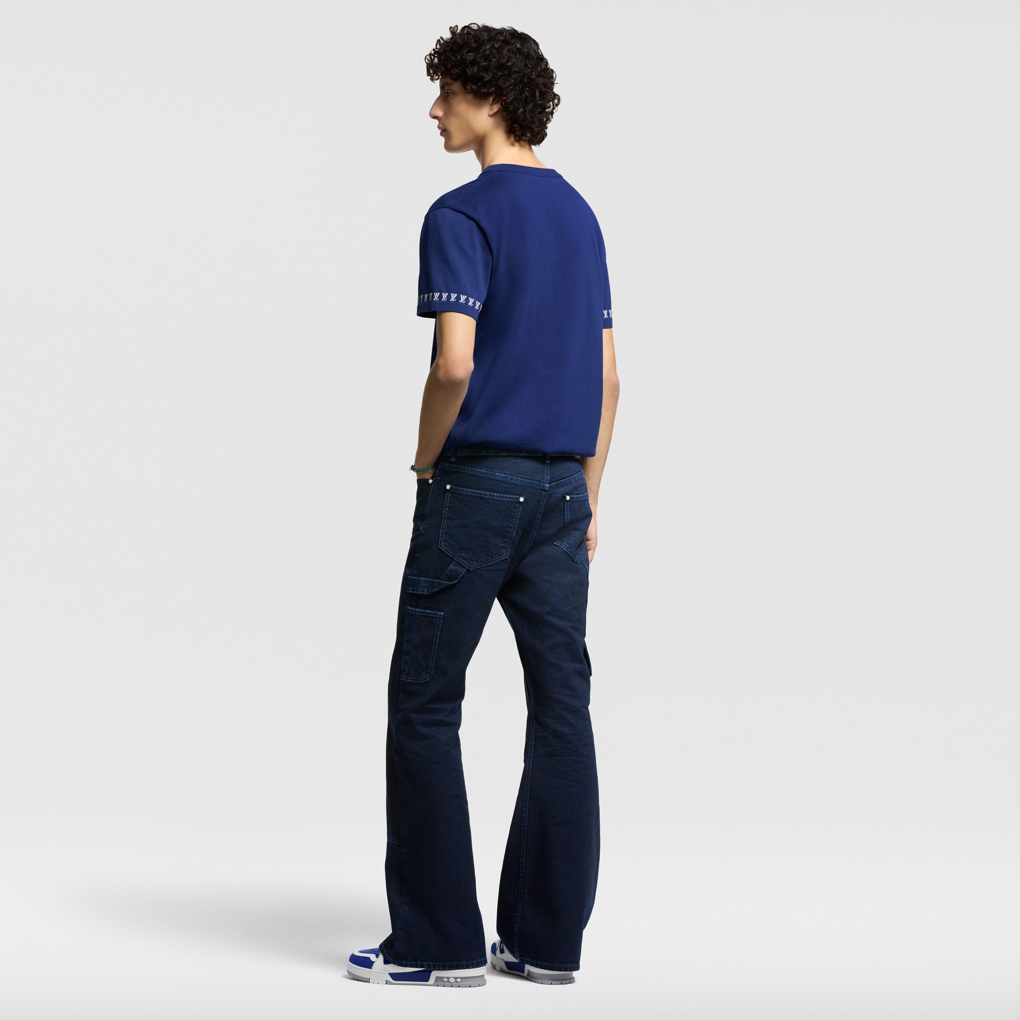 T-shirt in cotone con firma  Uomo Abbigliamento Tutti i Capi di Abbigliamento | LOUIS VUITTON (Zoom prodotto)