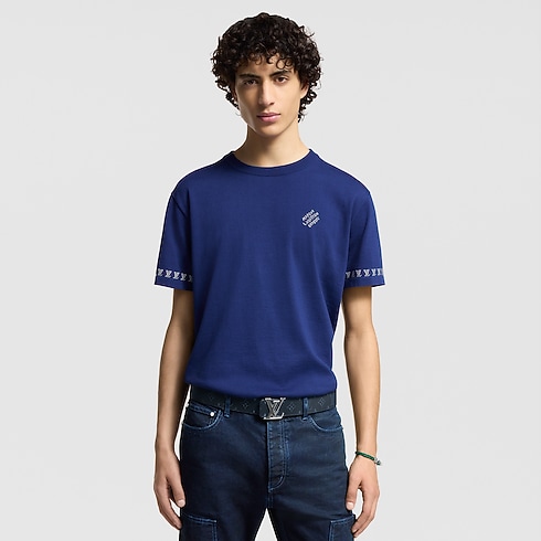 T-shirt in cotone con firma Uomo Abbigliamento Tutti i Capi di Abbigliamento | LOUIS VUITTON (Zoom prodotto)
