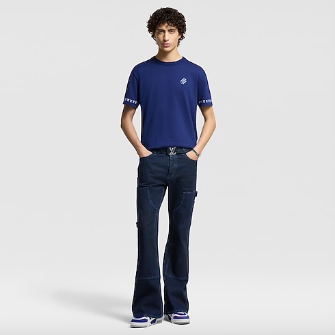 T-shirt in cotone con firma Uomo Abbigliamento Tutti i Capi di Abbigliamento | LOUIS VUITTON (Zoom prodotto)