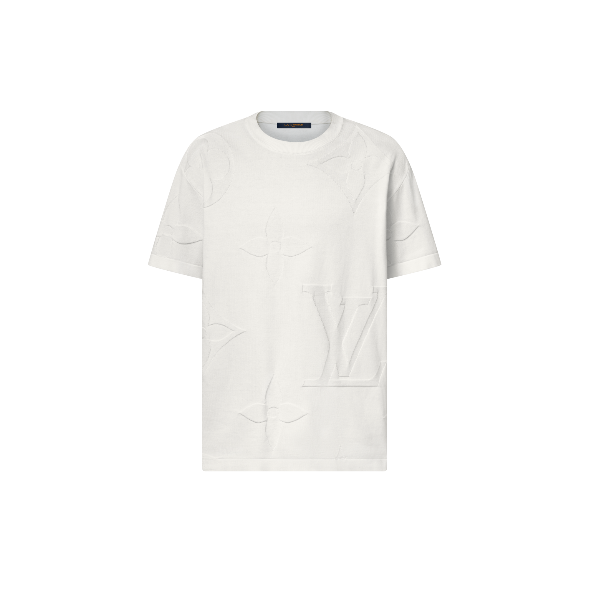 T-shirt in cotone con motivo Monogram  Uomo Abbigliamento Tutti i Capi di Abbigliamento | LOUIS VUITTON (Zoom prodotto)
