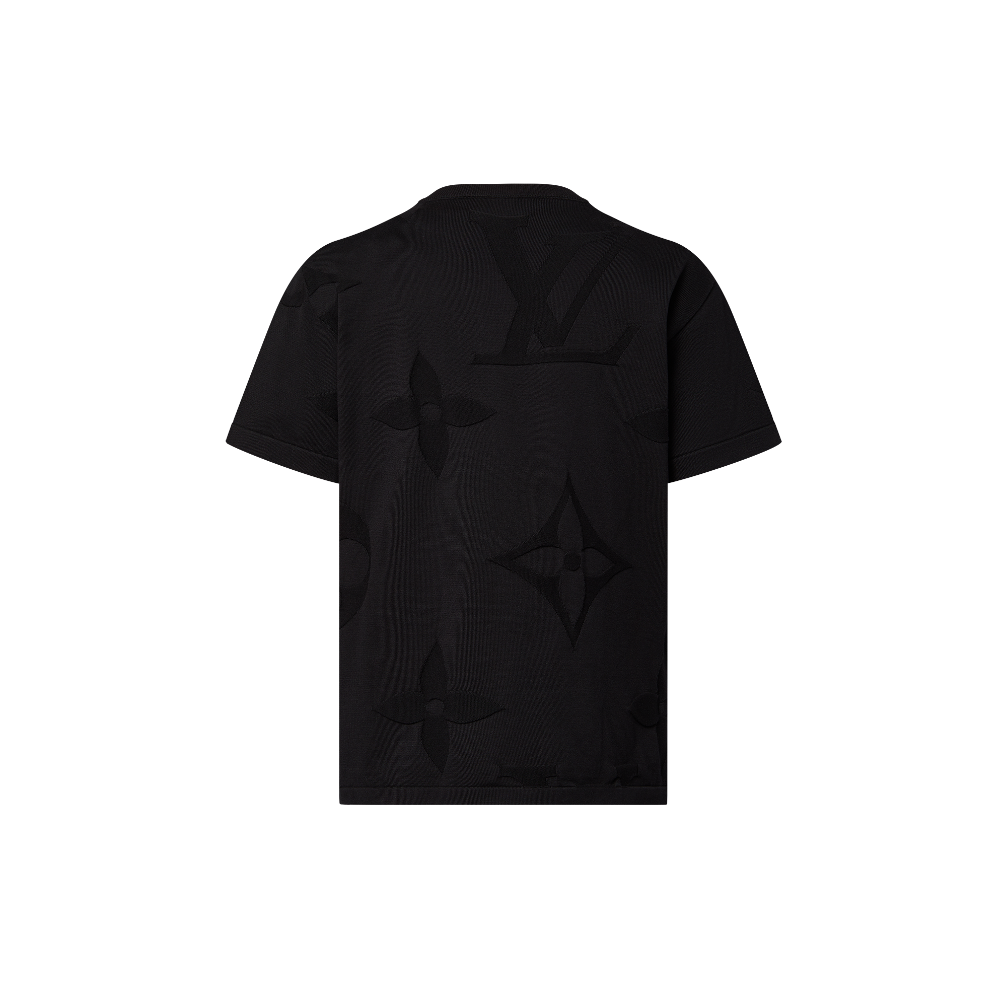 T-shirt in cotone con motivo Monogram  Uomo Abbigliamento Maglieria e Felpe | LOUIS VUITTON (Zoom prodotto)