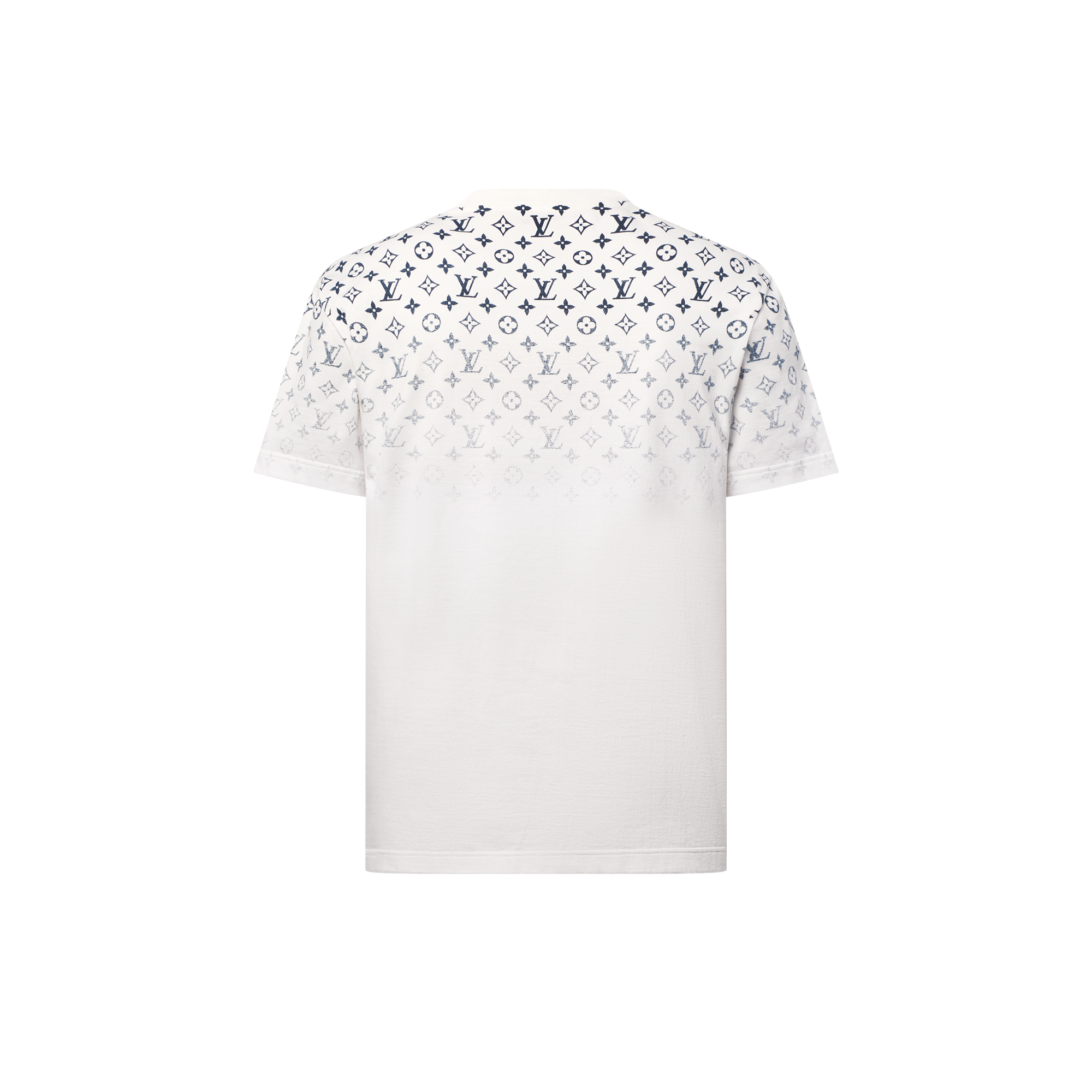 T-shirt in cotone con motivo Monogram Gradient  Uomo Abbigliamento T-Shirt e Polo | LOUIS VUITTON (Zoom prodotto)