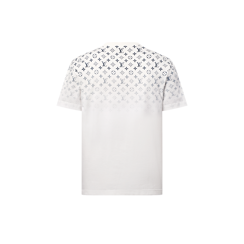 T-shirt in cotone con motivo Monogram Gradient Uomo Abbigliamento T-Shirt e Polo | LOUIS VUITTON (Zoom prodotto)