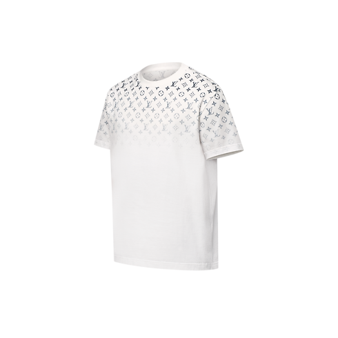 T-shirt in cotone con motivo Monogram Gradient Uomo Abbigliamento T-Shirt e Polo | LOUIS VUITTON (Zoom prodotto)