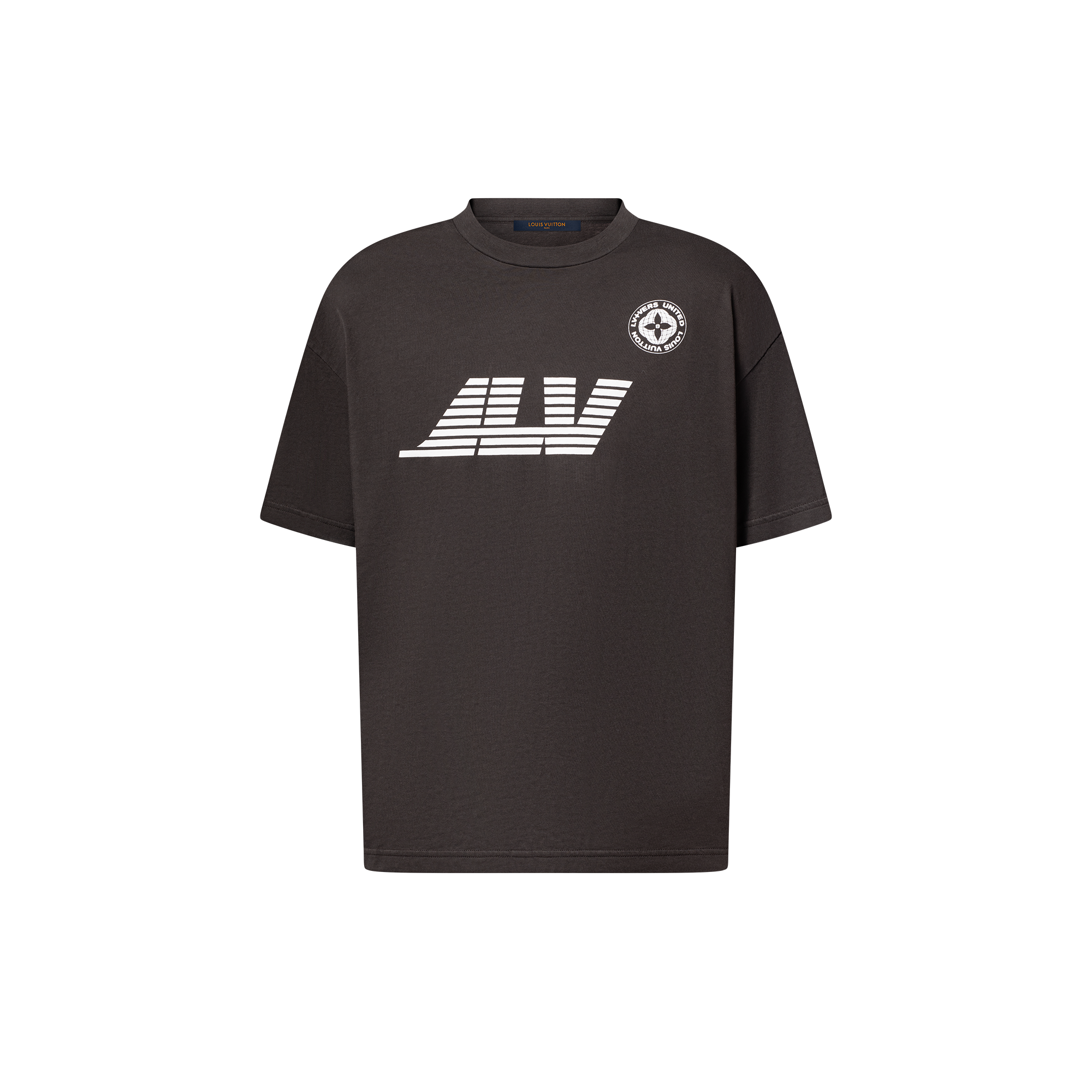 T-shirt in cotone lavato con stampa  Uomo Abbigliamento T-Shirt e Polo | LOUIS VUITTON (Zoom prodotto)