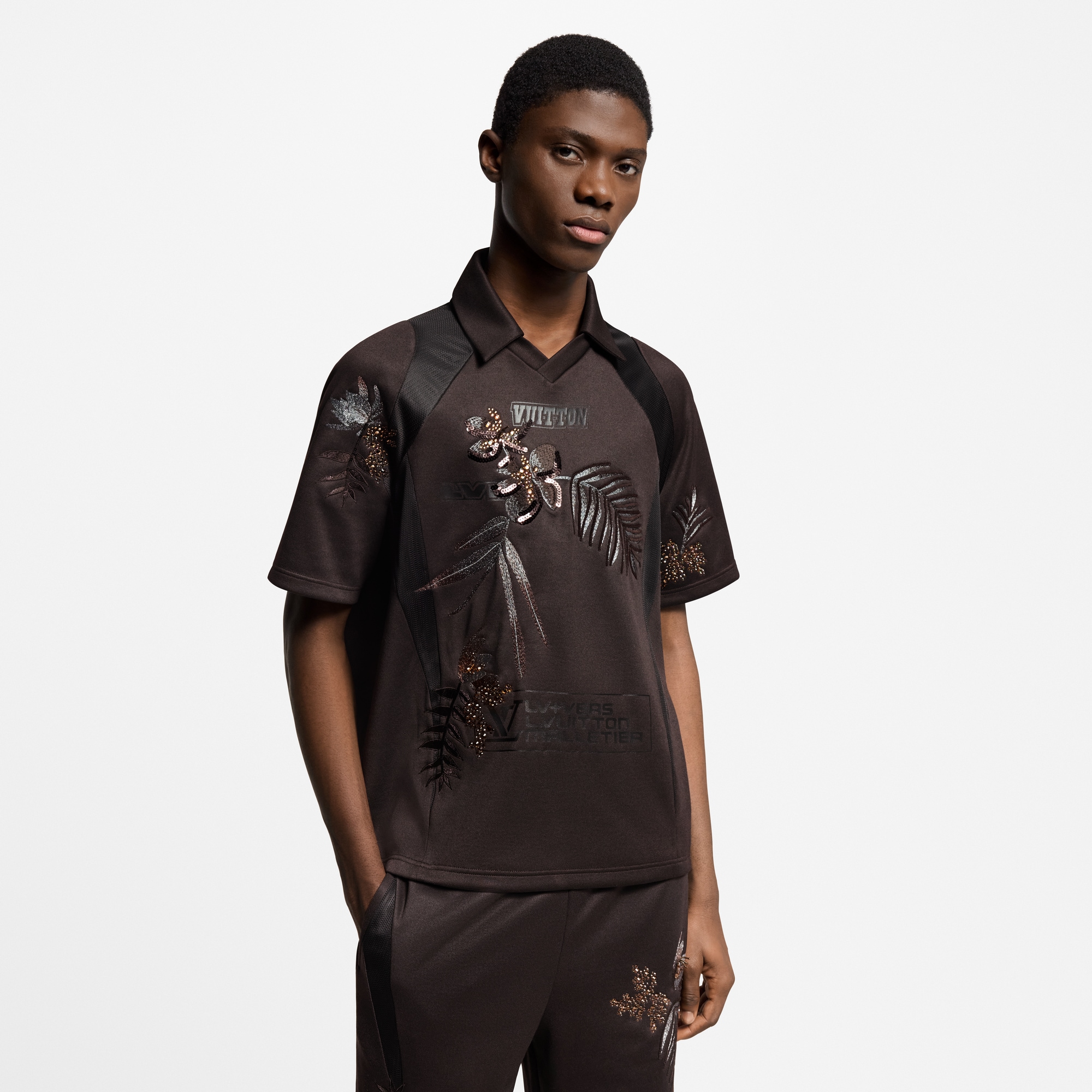 T-shirt in jersey con decoro  Uomo Abbigliamento T-Shirt e Polo | LOUIS VUITTON (Zoom prodotto)