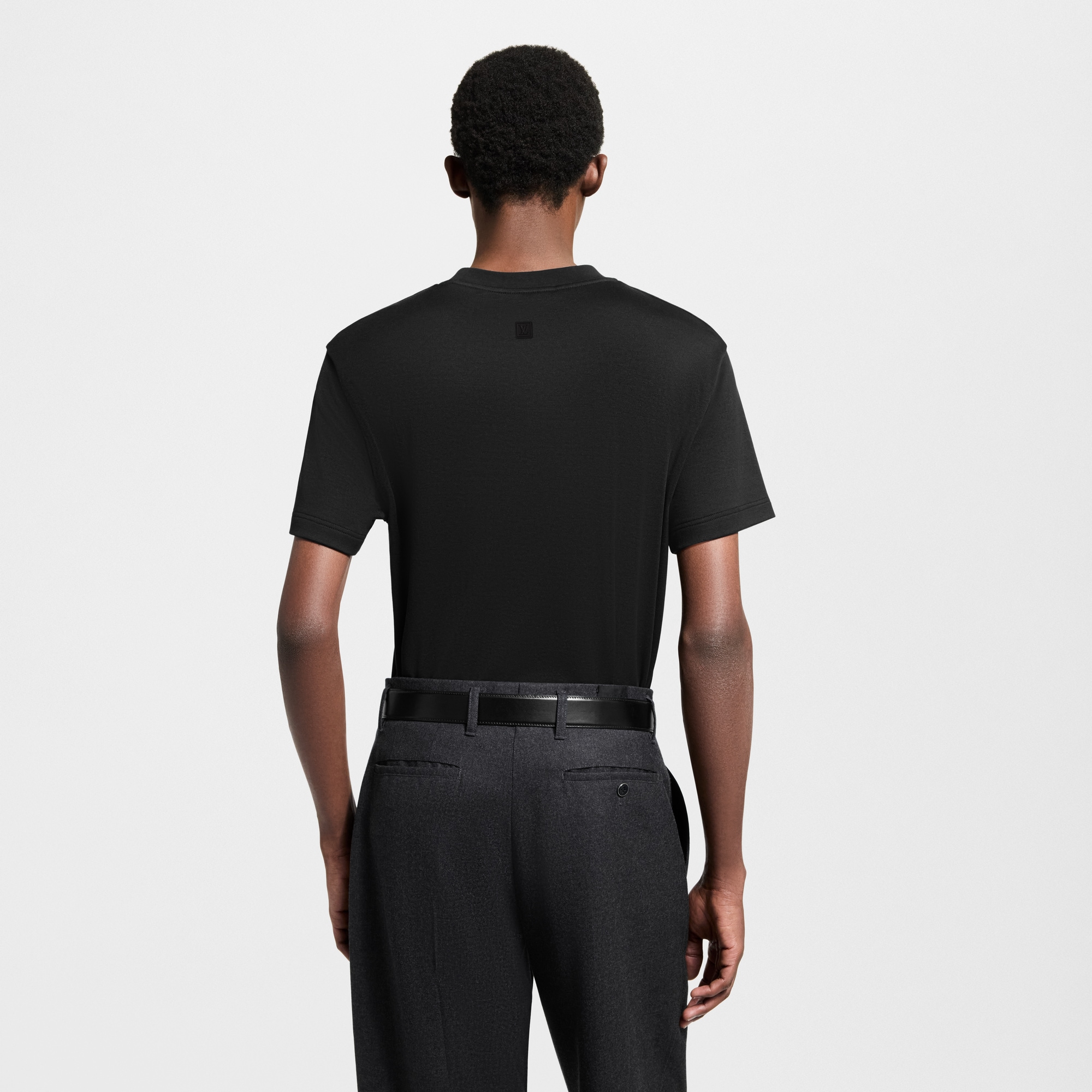 T-shirt in misto seta  Uomo Abbigliamento T-Shirt e Polo | LOUIS VUITTON (Zoom prodotto)