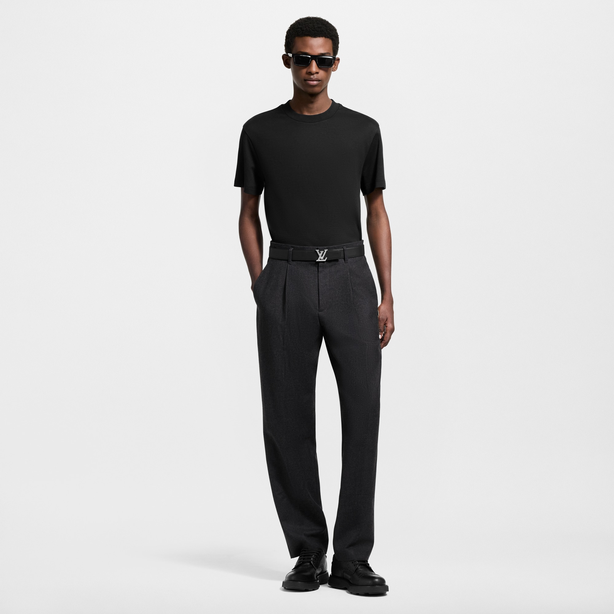 T-shirt in misto seta  Uomo Abbigliamento T-Shirt e Polo | LOUIS VUITTON (Zoom prodotto)