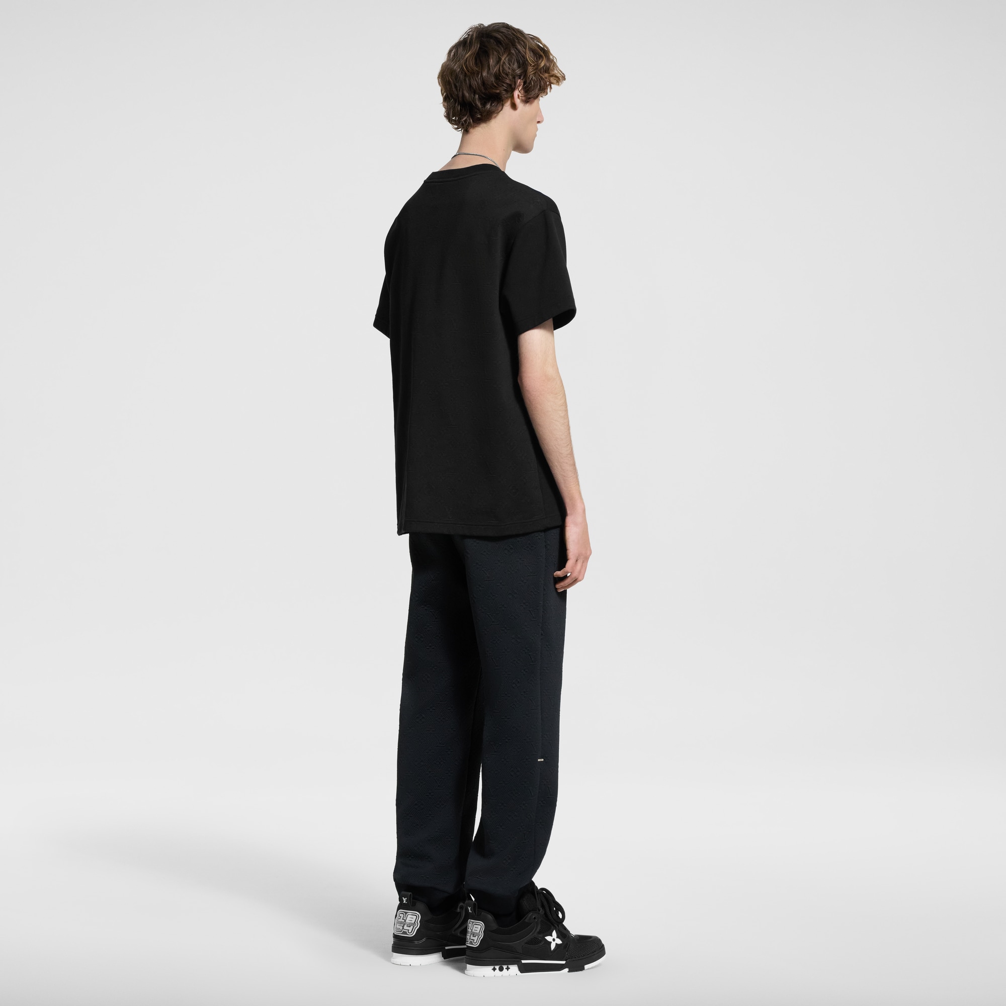 T-shirt in piqué di cotone  Uomo Abbigliamento T-Shirt e Polo | LOUIS VUITTON (Zoom prodotto)