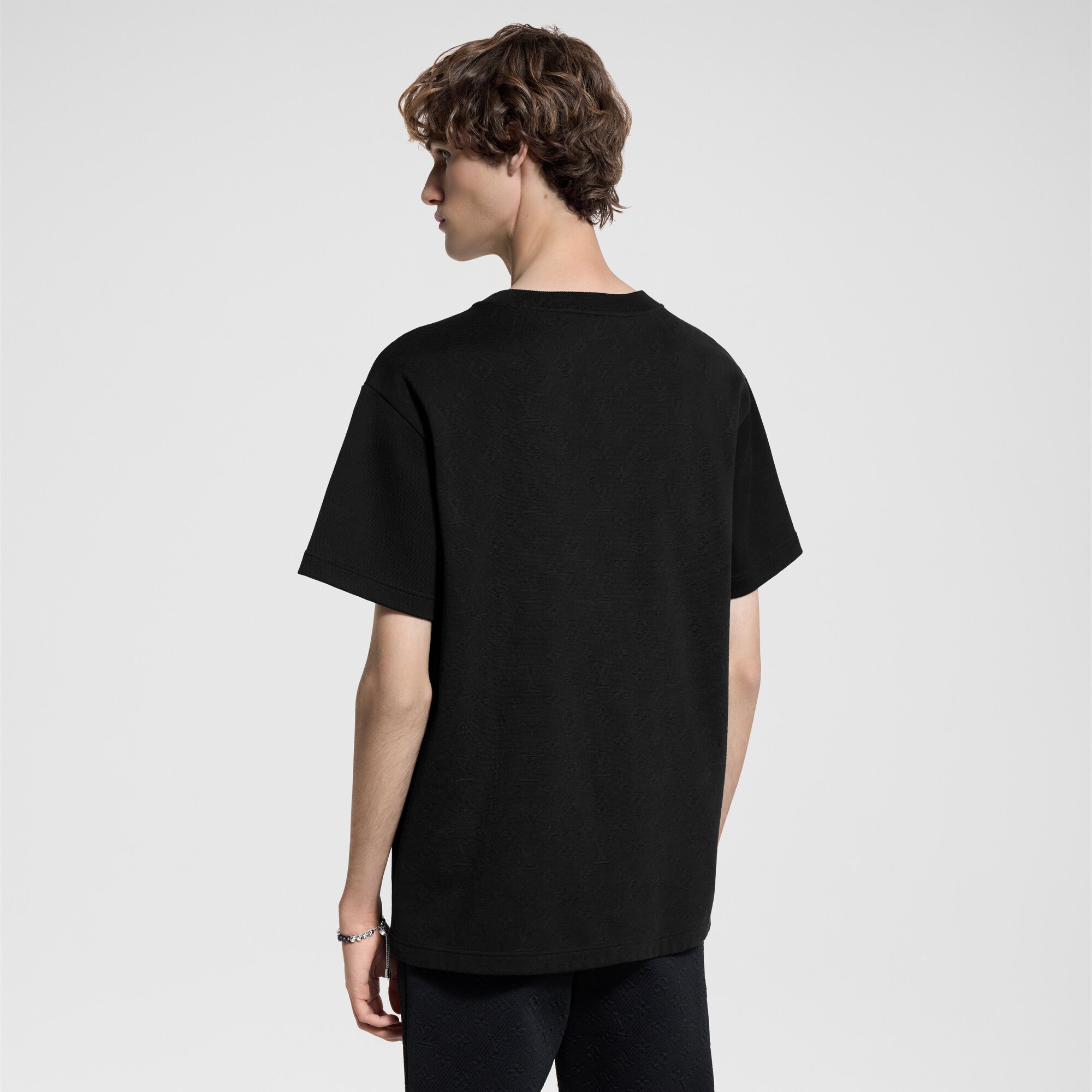 T-shirt in piqué di cotone  Uomo Abbigliamento T-Shirt e Polo | LOUIS VUITTON (Zoom prodotto)