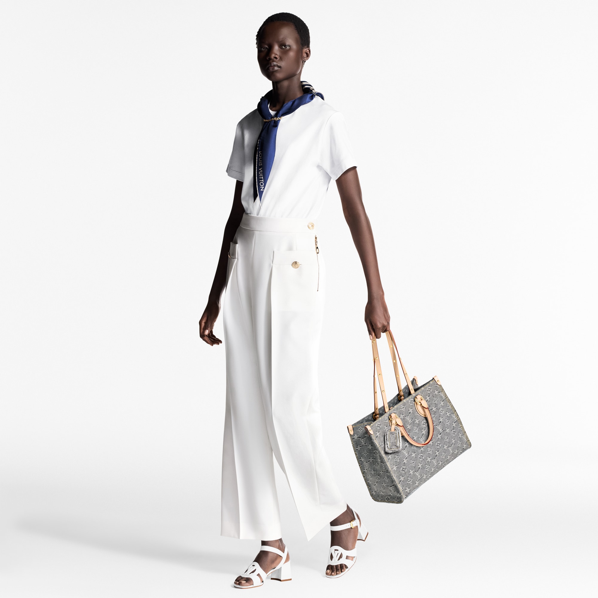 T-shirt Nautical con foulard  Donna Abbigliamento Camicie e T-Shirt | LOUIS VUITTON (Zoom prodotto)