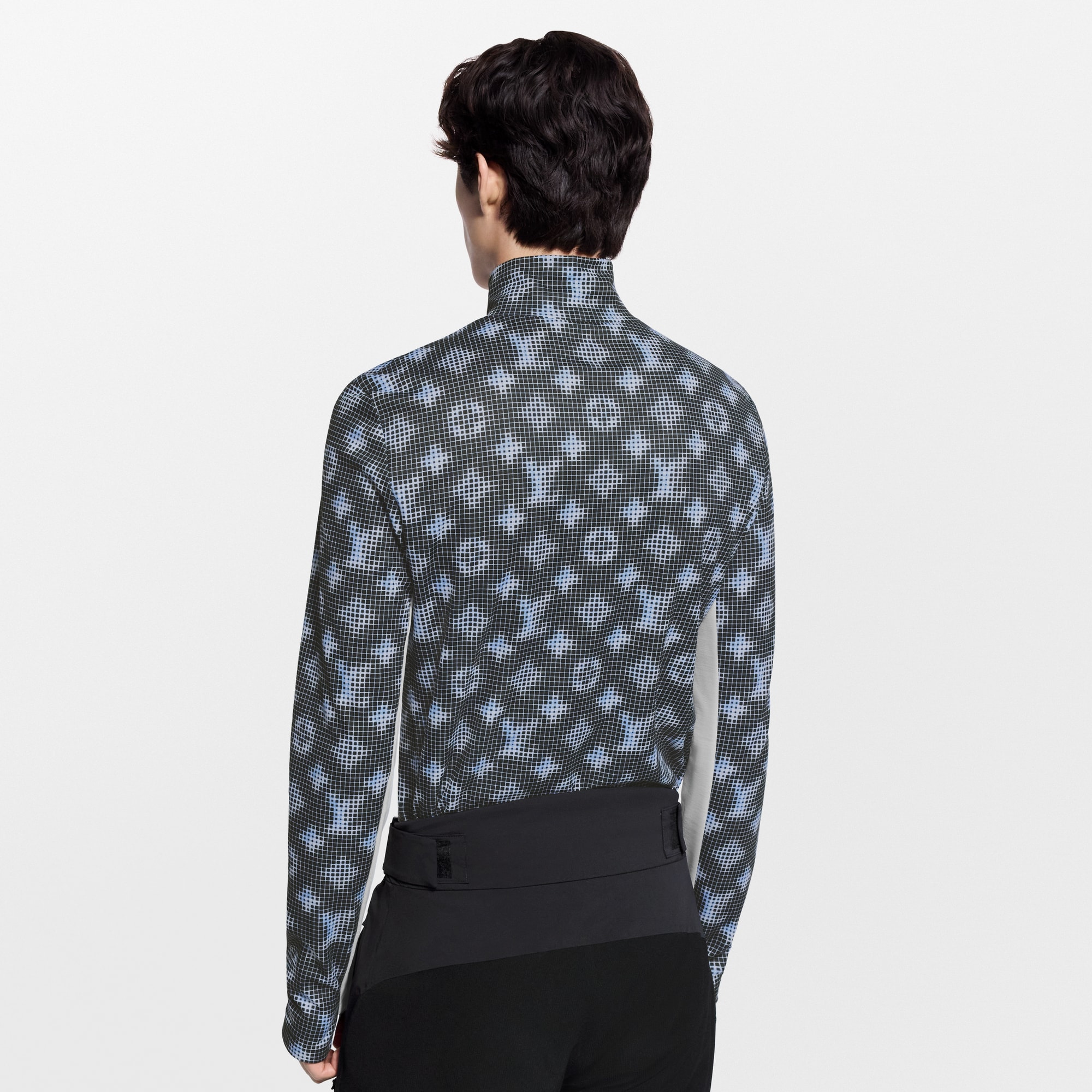 T-shirt tecnica a maniche lunghe con motivo Monogram  Uomo Abbigliamento T-Shirt e Polo | LOUIS VUITTON (Zoom prodotto)