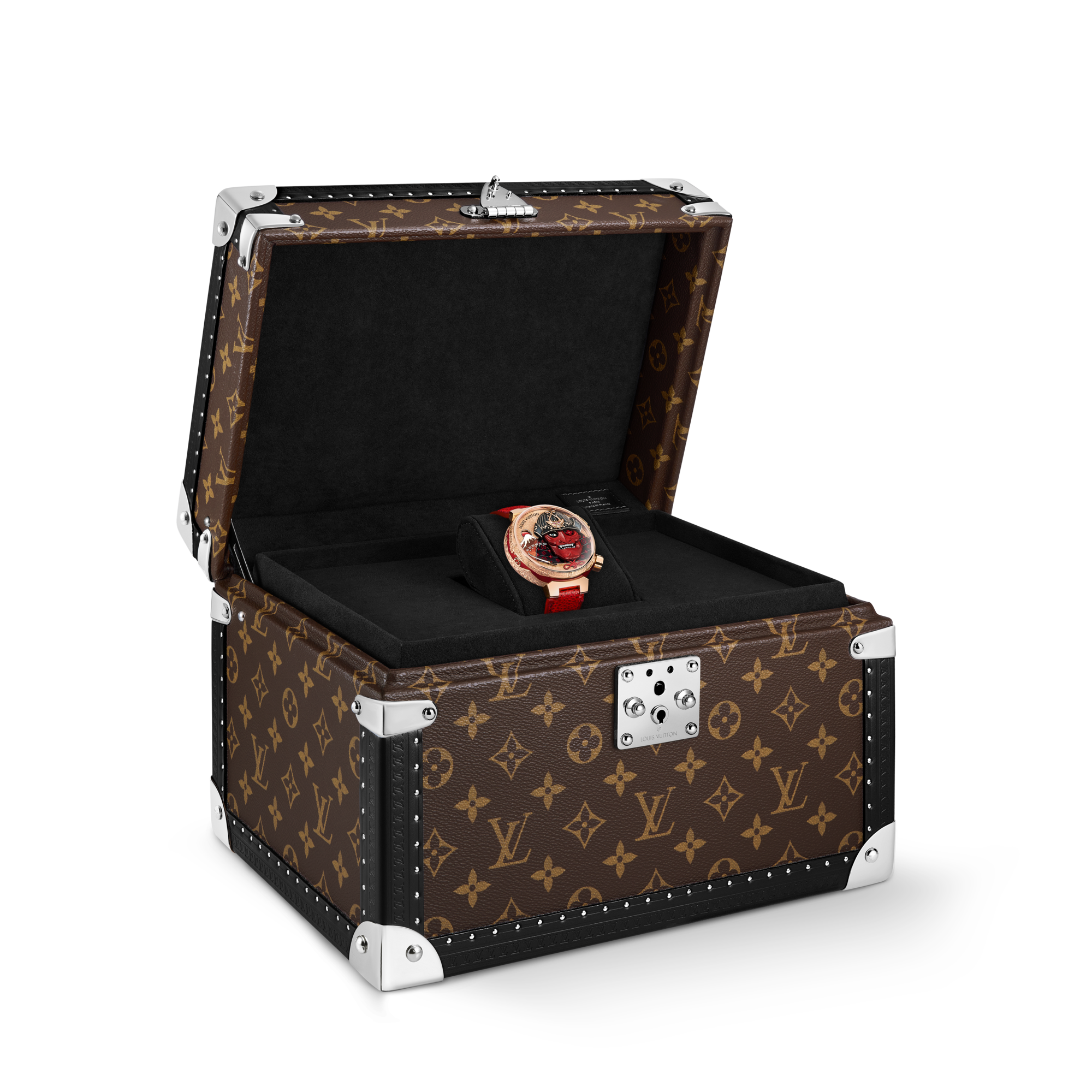 Tambour Bushido Automata, orologio manuale, 46,8 mm, oro rosa  Orologi Tutti gli orologi } | LOUIS VUITTON (Zoom prodotto)