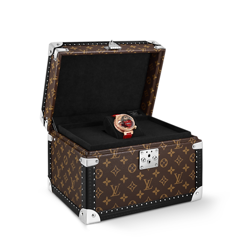 Tambour Bushido Automata, orologio manuale, 46,8 mm, oro rosa Orologi Tutti gli orologi } | LOUIS VUITTON (Zoom prodotto)