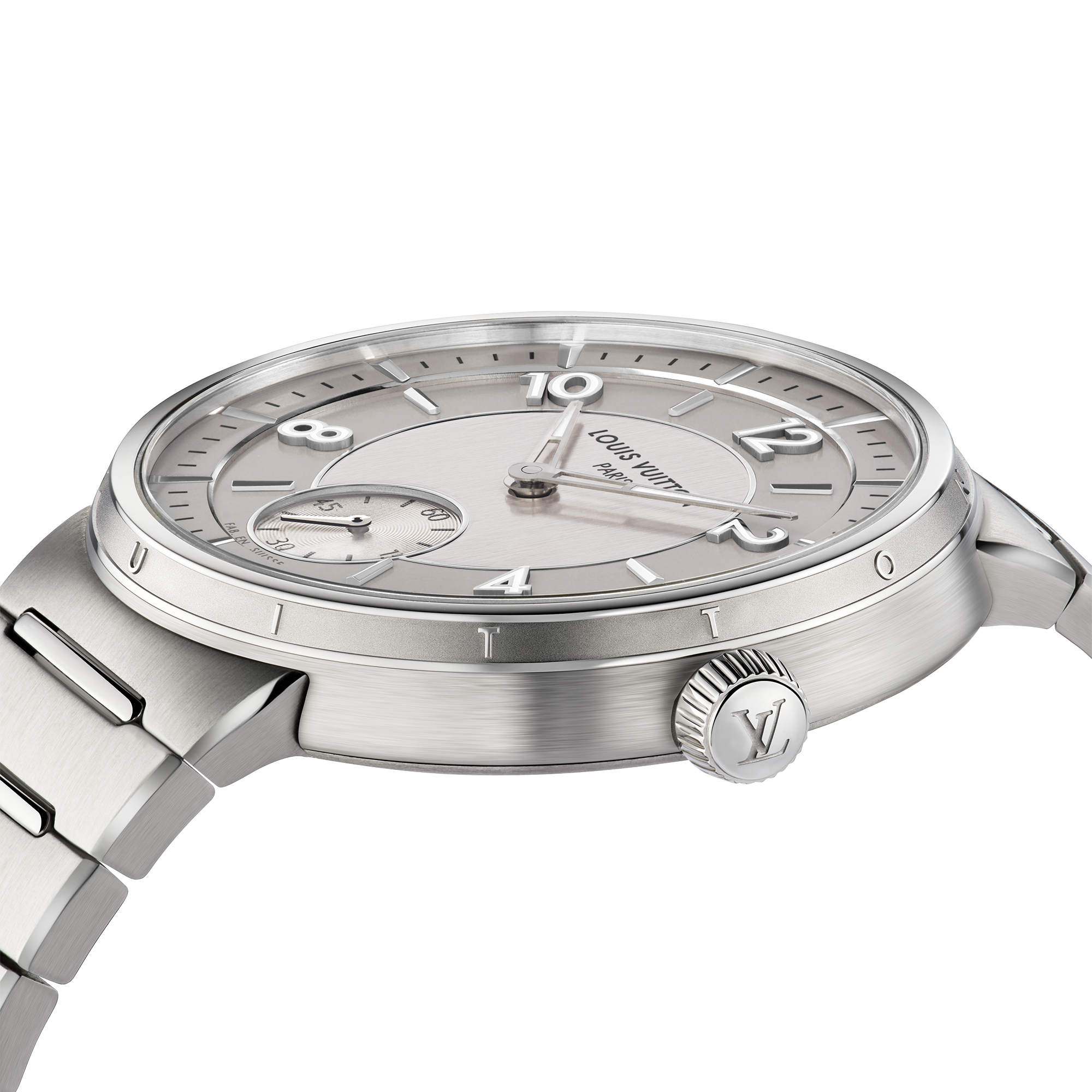 Tambour, orologio automatico, 40 mm, acciaio  Orologi Tutti gli orologi } | LOUIS VUITTON (Zoom prodotto)