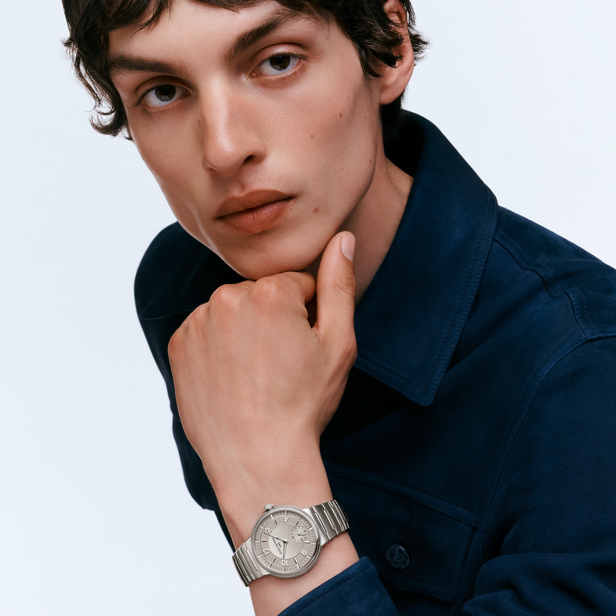 Tambour, orologio automatico, 40 mm, acciaio  Orologi Tutti gli orologi } | LOUIS VUITTON (Zoom prodotto)