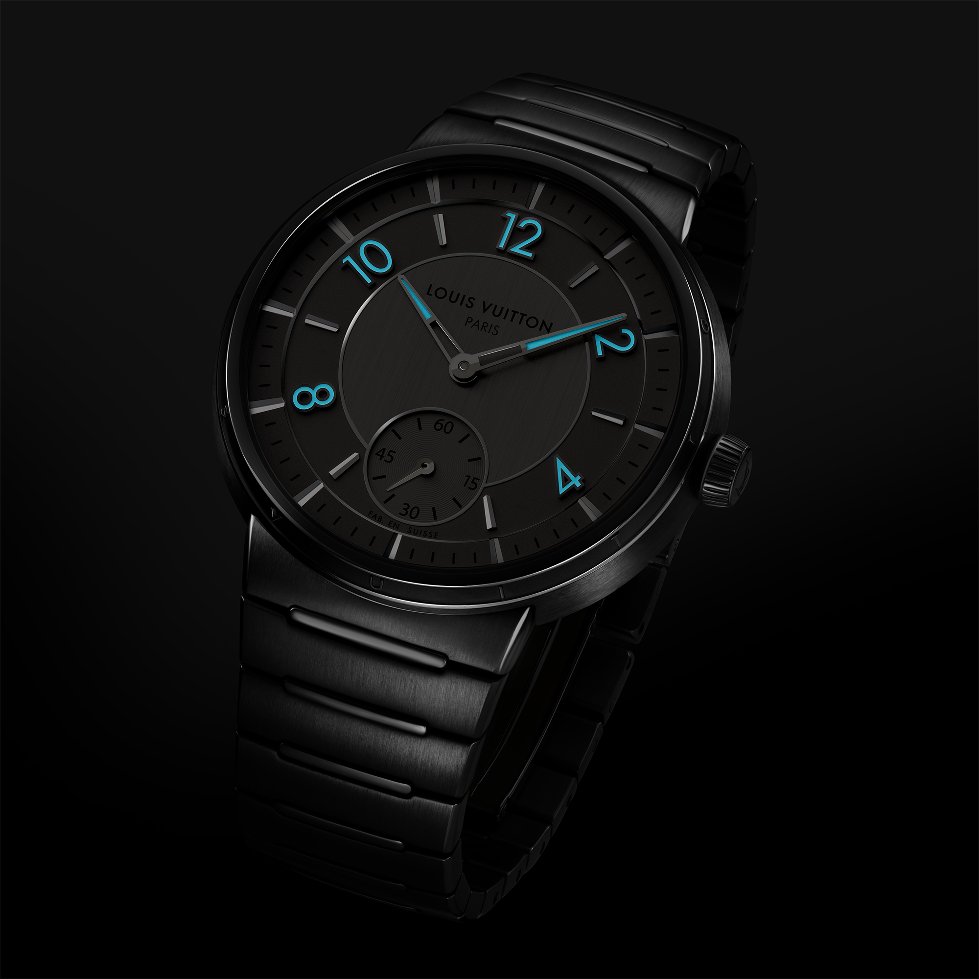 Tambour, orologio automatico, 40 mm, acciaio  Orologi Tutti gli orologi } | LOUIS VUITTON (Zoom prodotto)