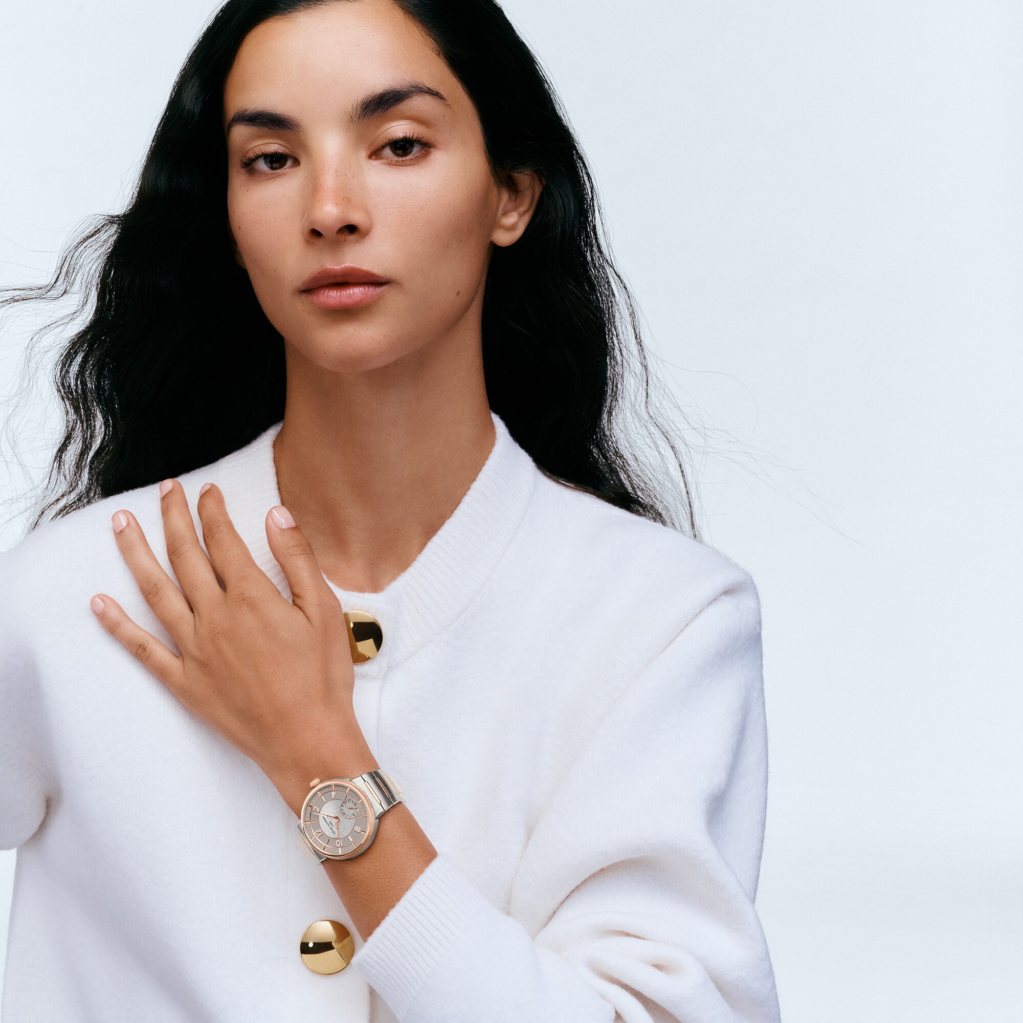 Tambour, orologio automatico, 40 mm, acciaio e oro rosa  Orologi Tutti gli orologi } | LOUIS VUITTON (Zoom prodotto)