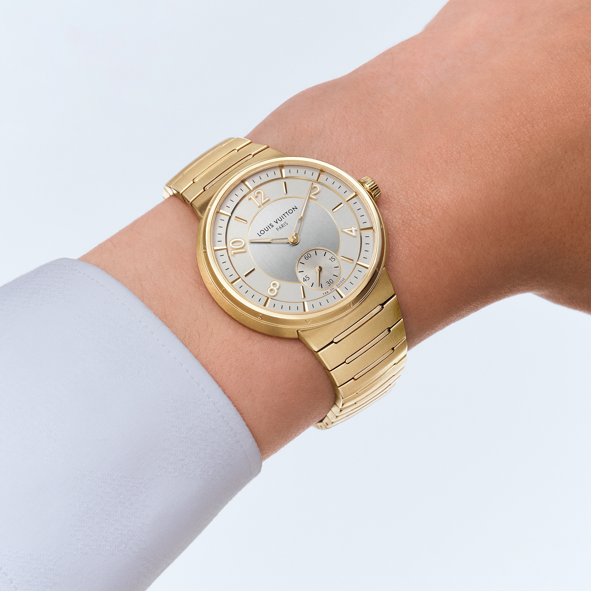 Tambour, orologio automatico, 40 mm, oro giallo  Orologi Tutti gli orologi } | LOUIS VUITTON (Zoom prodotto)