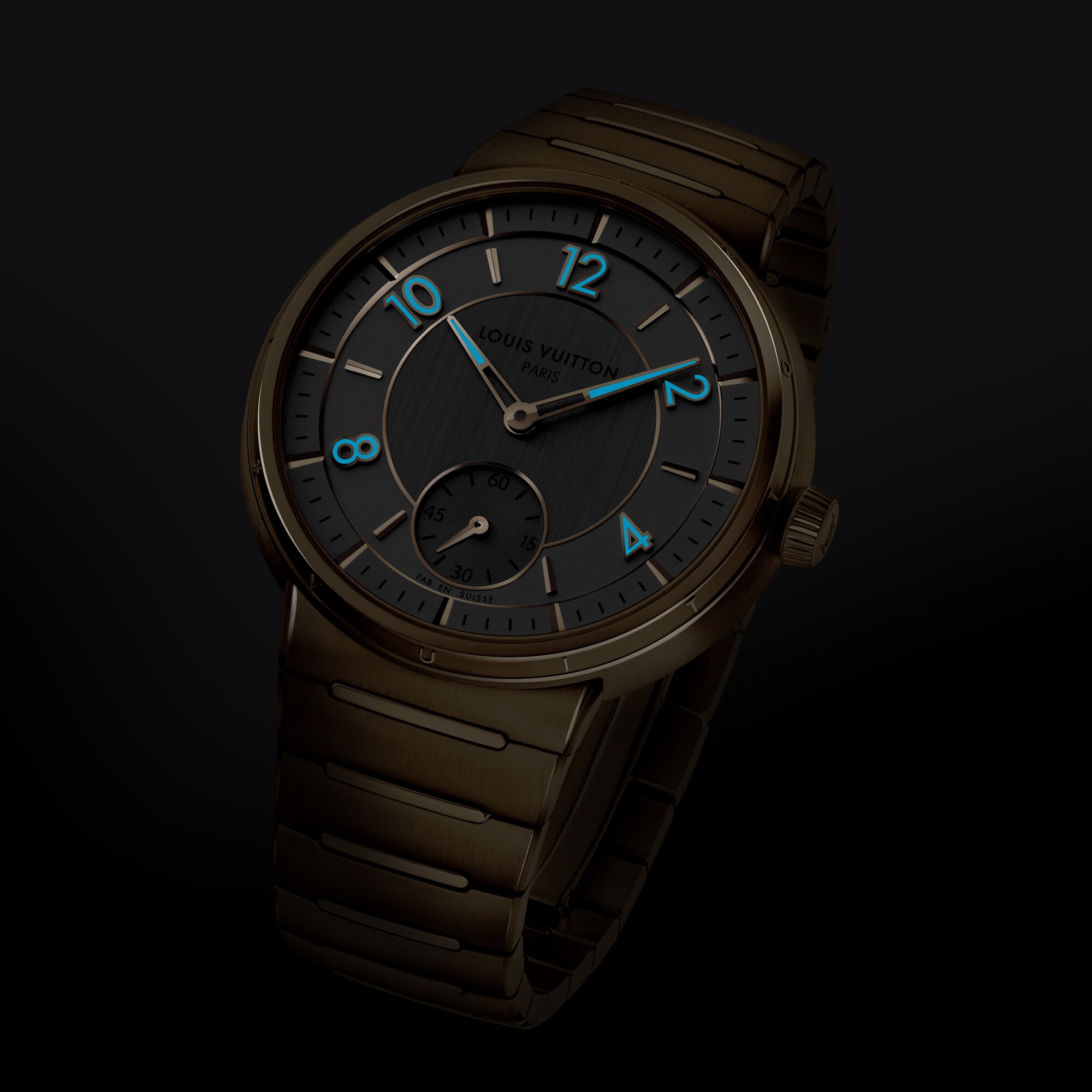 Tambour, orologio automatico, 40 mm, oro giallo  Orologi Tutti gli orologi } | LOUIS VUITTON (Zoom prodotto)