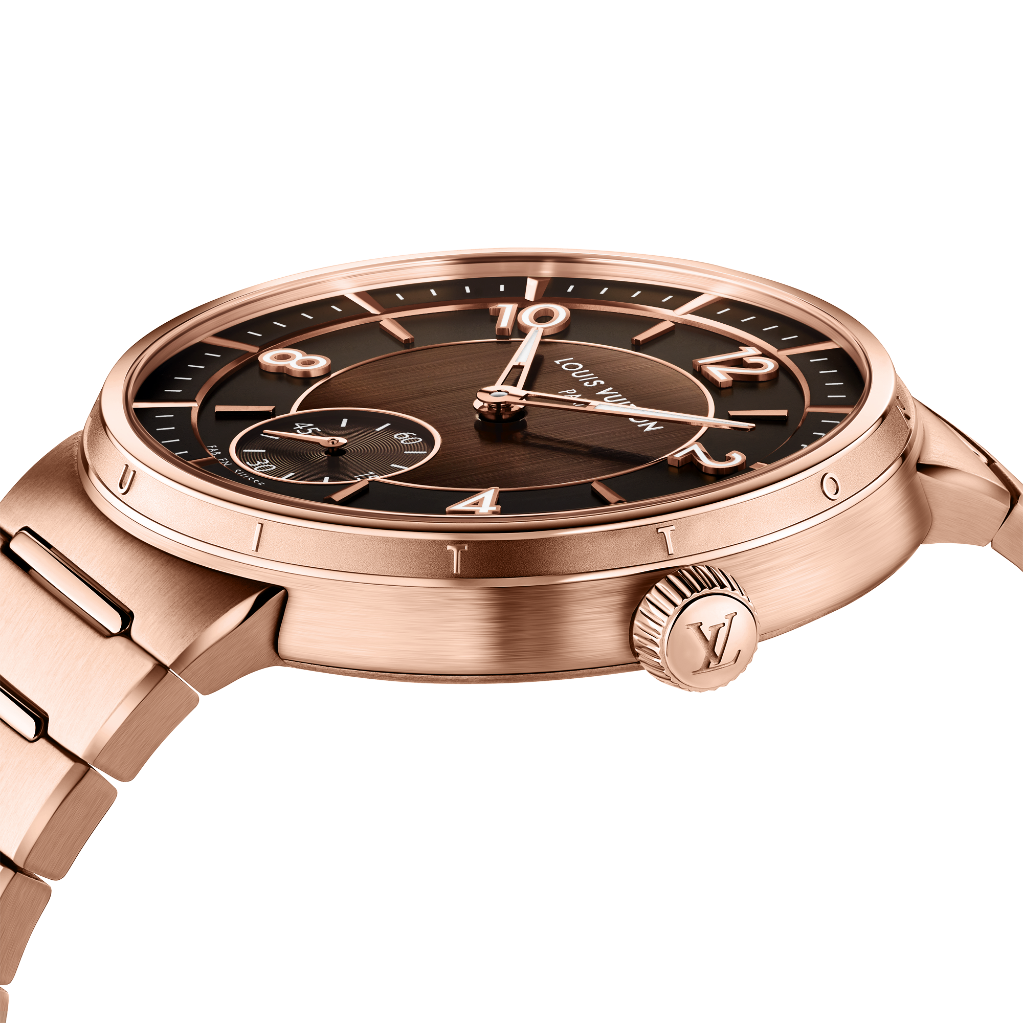 Tambour, orologio automatico, 40 mm, oro rosa  Orologi Tutti gli orologi } | LOUIS VUITTON (Zoom prodotto)