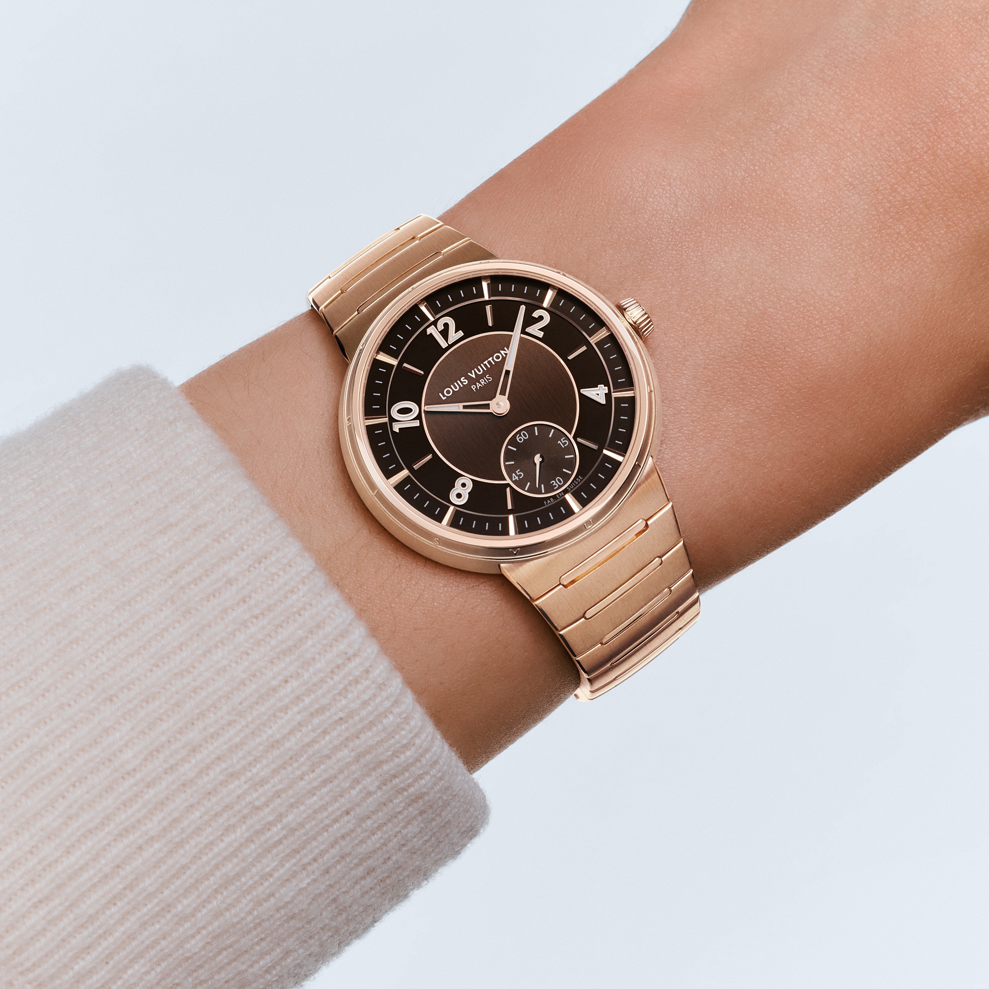Tambour, orologio automatico, 40 mm, oro rosa  Orologi Tutti gli orologi } | LOUIS VUITTON (Zoom prodotto)