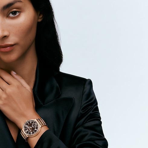 Tambour, orologio automatico, 40 mm, oro rosa Orologi Tutti gli orologi } | LOUIS VUITTON (Zoom prodotto)