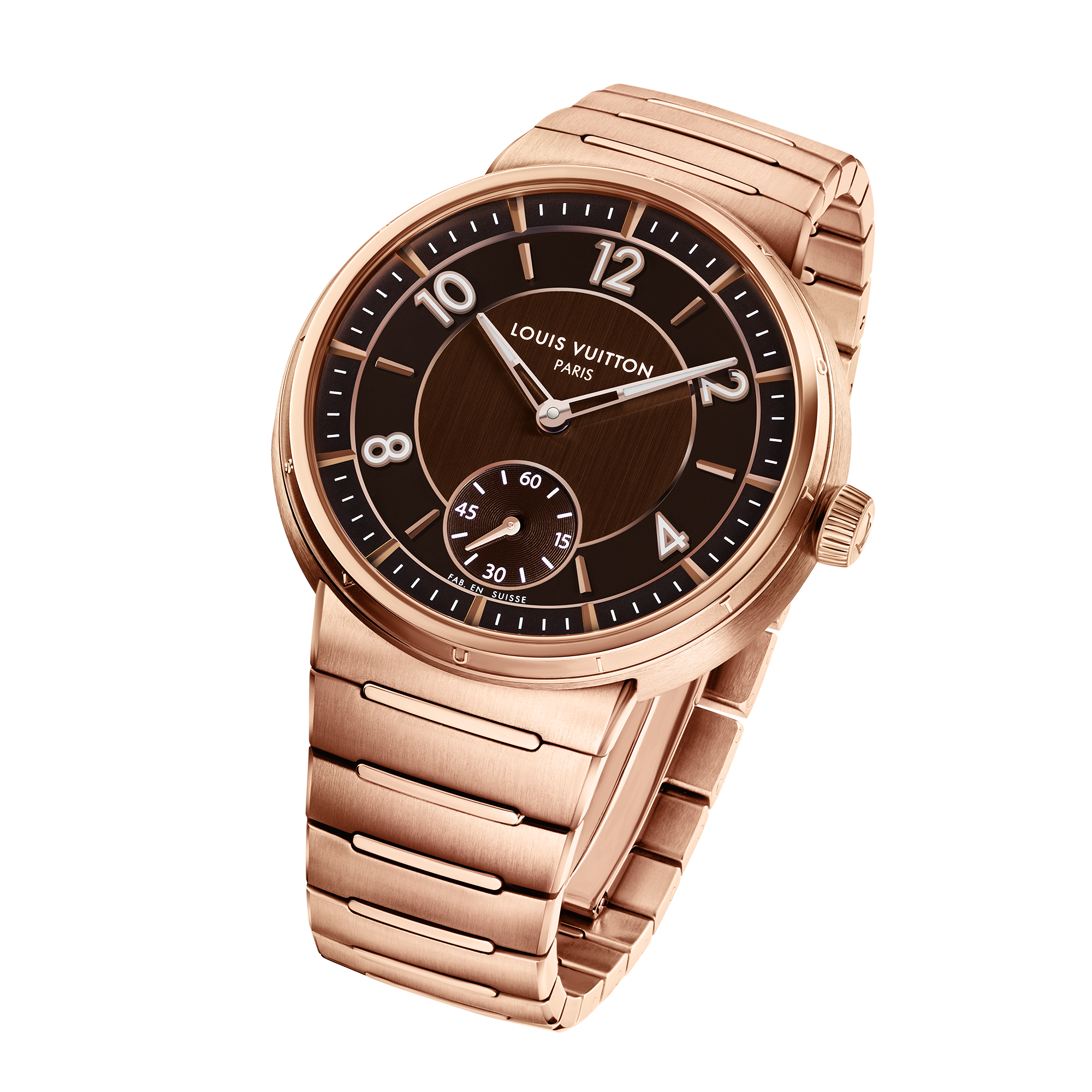 Tambour, orologio automatico, 40 mm, oro rosa  Orologi Tutti gli orologi } | LOUIS VUITTON (Zoom prodotto)
