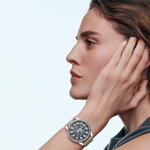 Tambour Spin Time Air Antipode, orologio automatico, 42,5 mm, oro bianco Orologi Tutti gli orologi } | LOUIS VUITTON (Zoom prodotto)