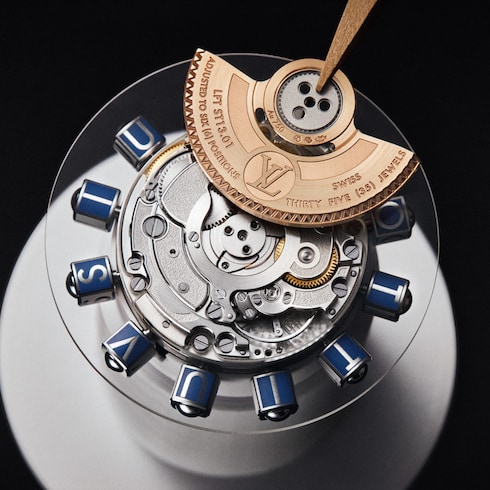 Tambour Spin Time Air, orologio automatico, 42,5 mm, oro bianco Orologi Tutti gli orologi } | LOUIS VUITTON