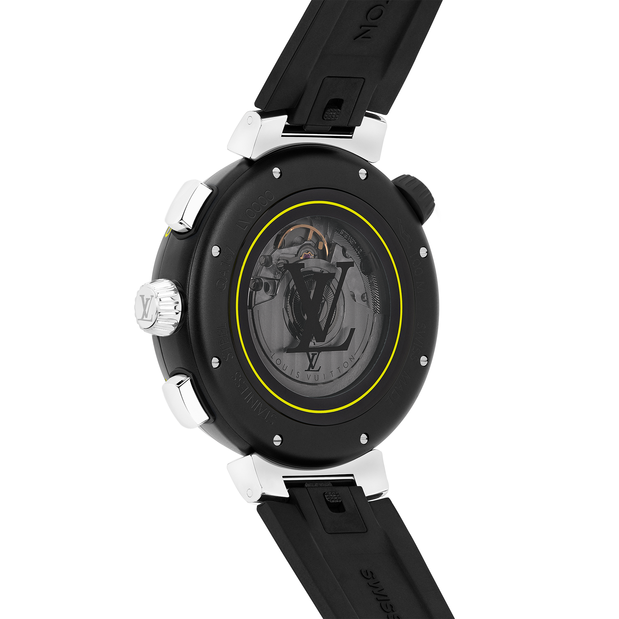 Tambour Street Diver Chronograph, orologio automatico, 46 mm, acciaio  Orologi Tutti gli orologi } | LOUIS VUITTON (Zoom prodotto)