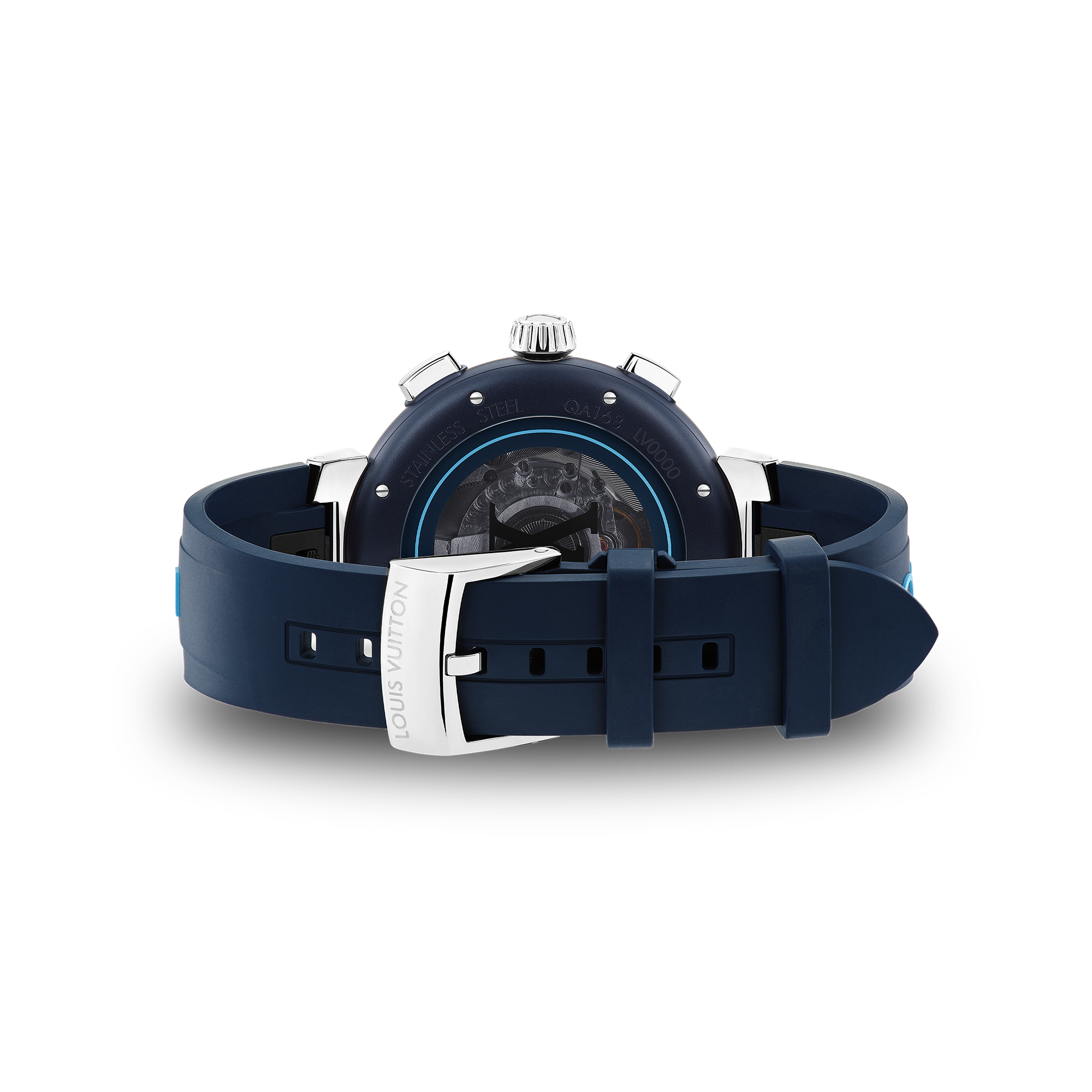Tambour Street Diver Chronograph, orologio automatico, 46 mm, acciaio  Orologi Tutti gli orologi } | LOUIS VUITTON (Zoom prodotto)