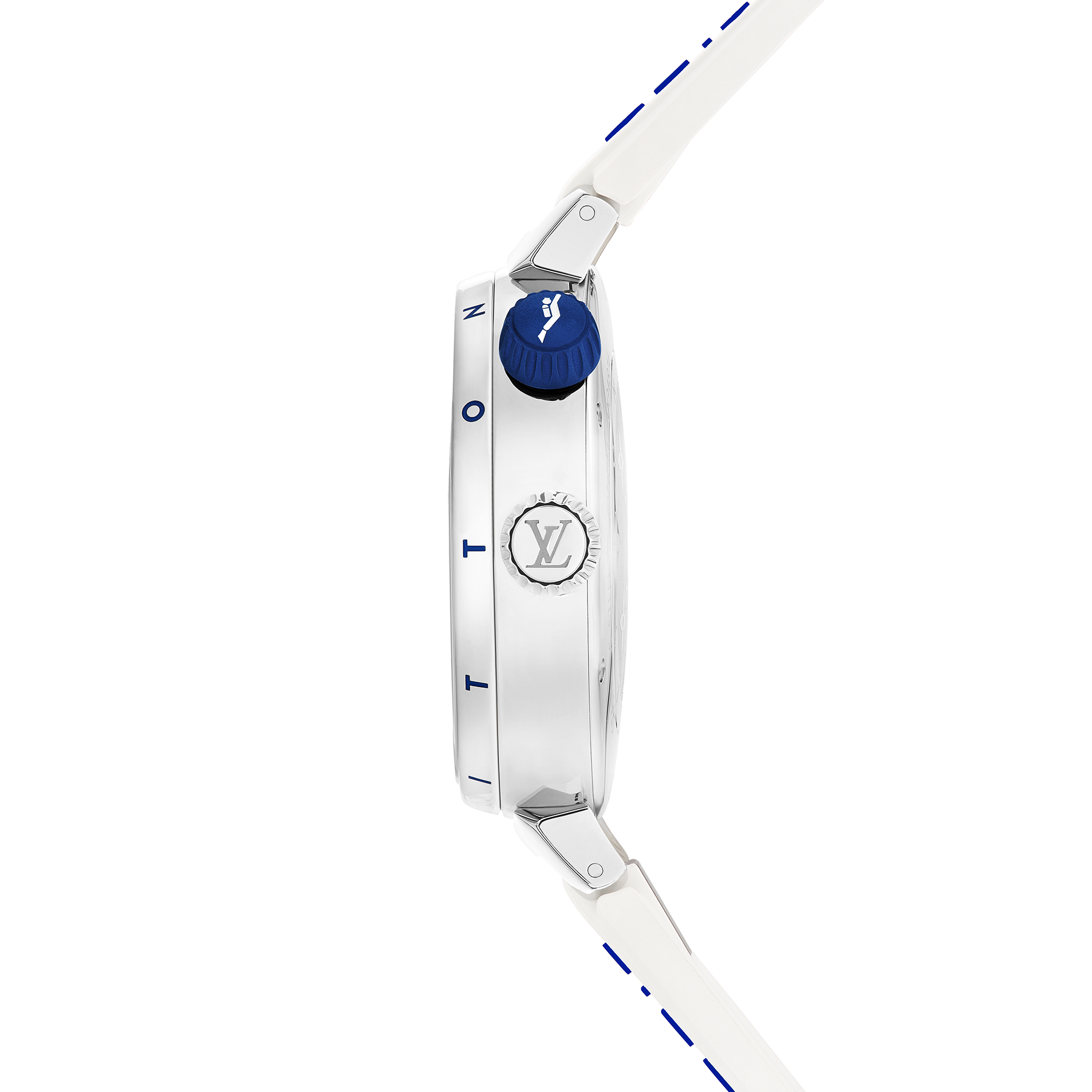 Tambour Street Diver, orologio al quarzo, 39,5 mm, acciaio  Orologi Tutti gli orologi } | LOUIS VUITTON (Zoom prodotto)