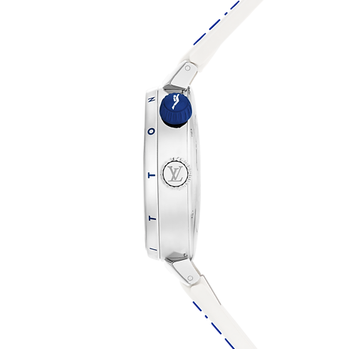 Tambour Street Diver, orologio al quarzo, 39,5 mm, acciaio Orologi Tutti gli orologi } | LOUIS VUITTON (Zoom prodotto)