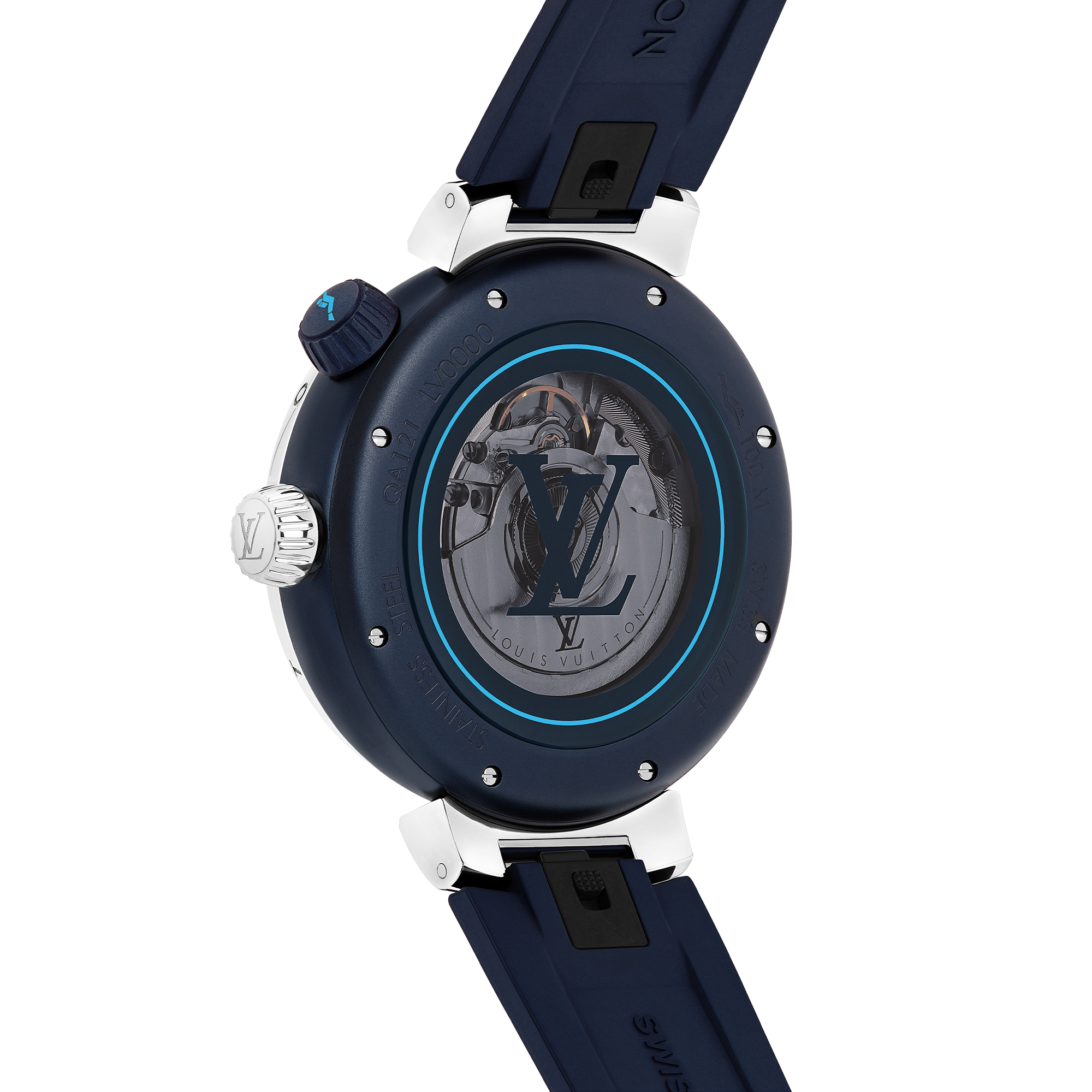 Tambour Street Diver, orologio automatico, 44 mm, acciaio  Orologi Tutti gli orologi } | LOUIS VUITTON (Zoom prodotto)