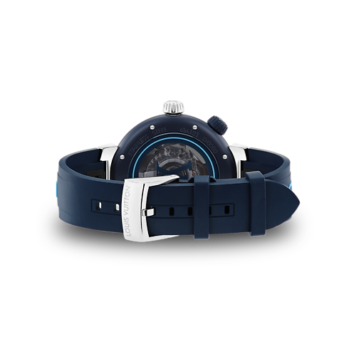 Tambour Street Diver, orologio automatico, 44 mm, acciaio Orologi Tutti gli orologi } | LOUIS VUITTON (Zoom prodotto)